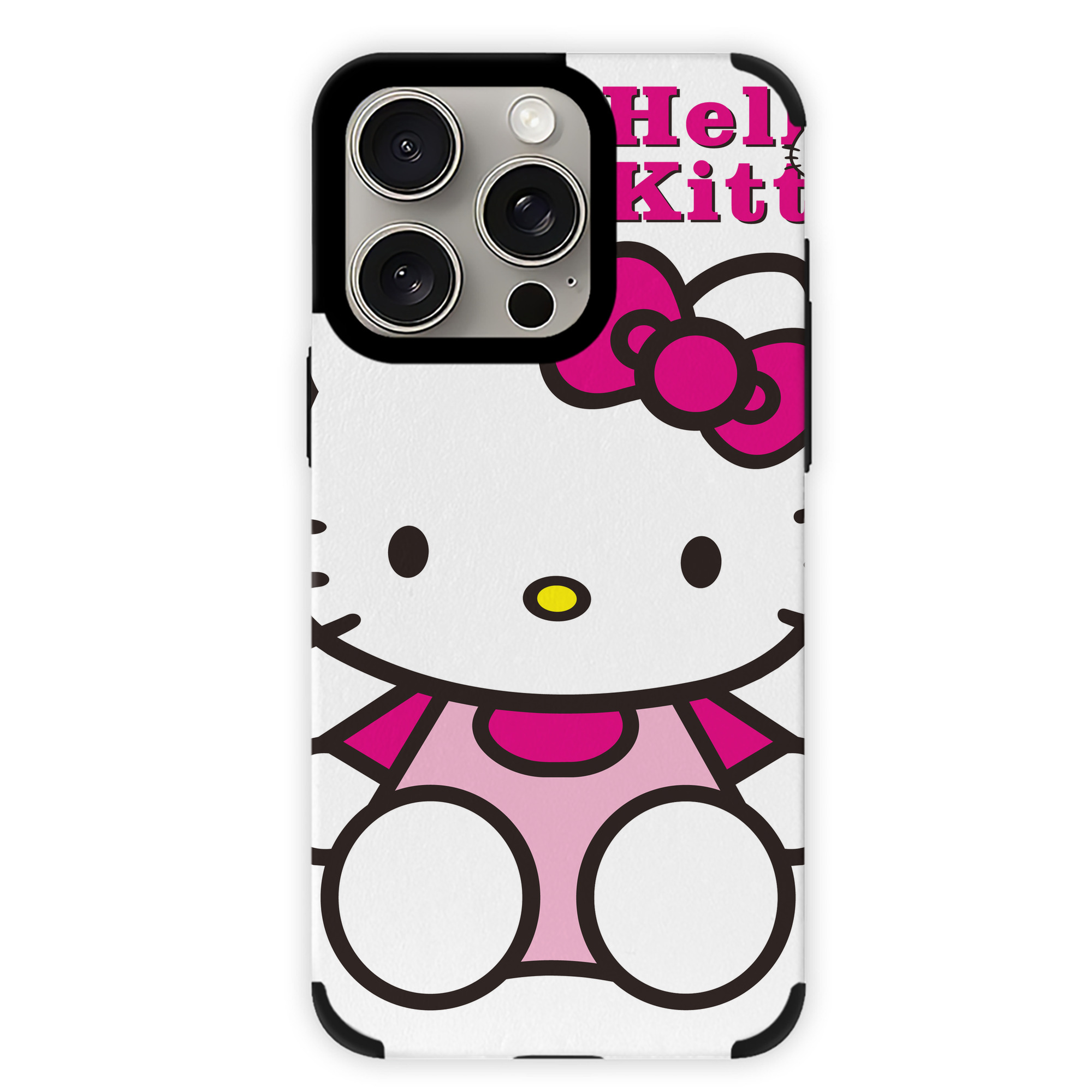 （画像用） Hello Kitty ハローキティ 【iPhone15ProMax対応】 PUレザー スマホケース 耐衝撃＆黄変防止