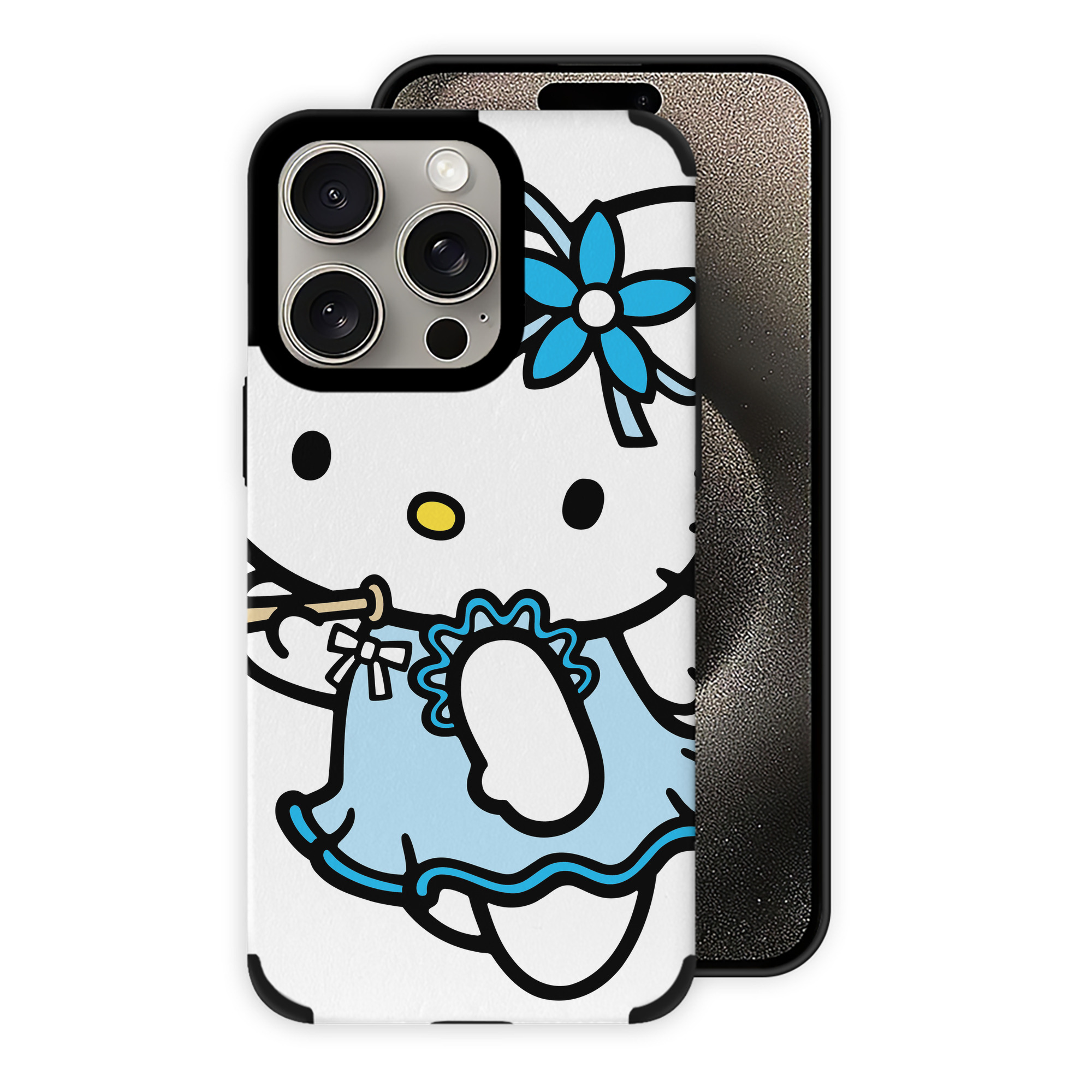 （画像用） Hello Kitty ハローキティ 【iPhone15ProMax対応】 PUレザー スマホケース 耐衝撃＆黄変防止