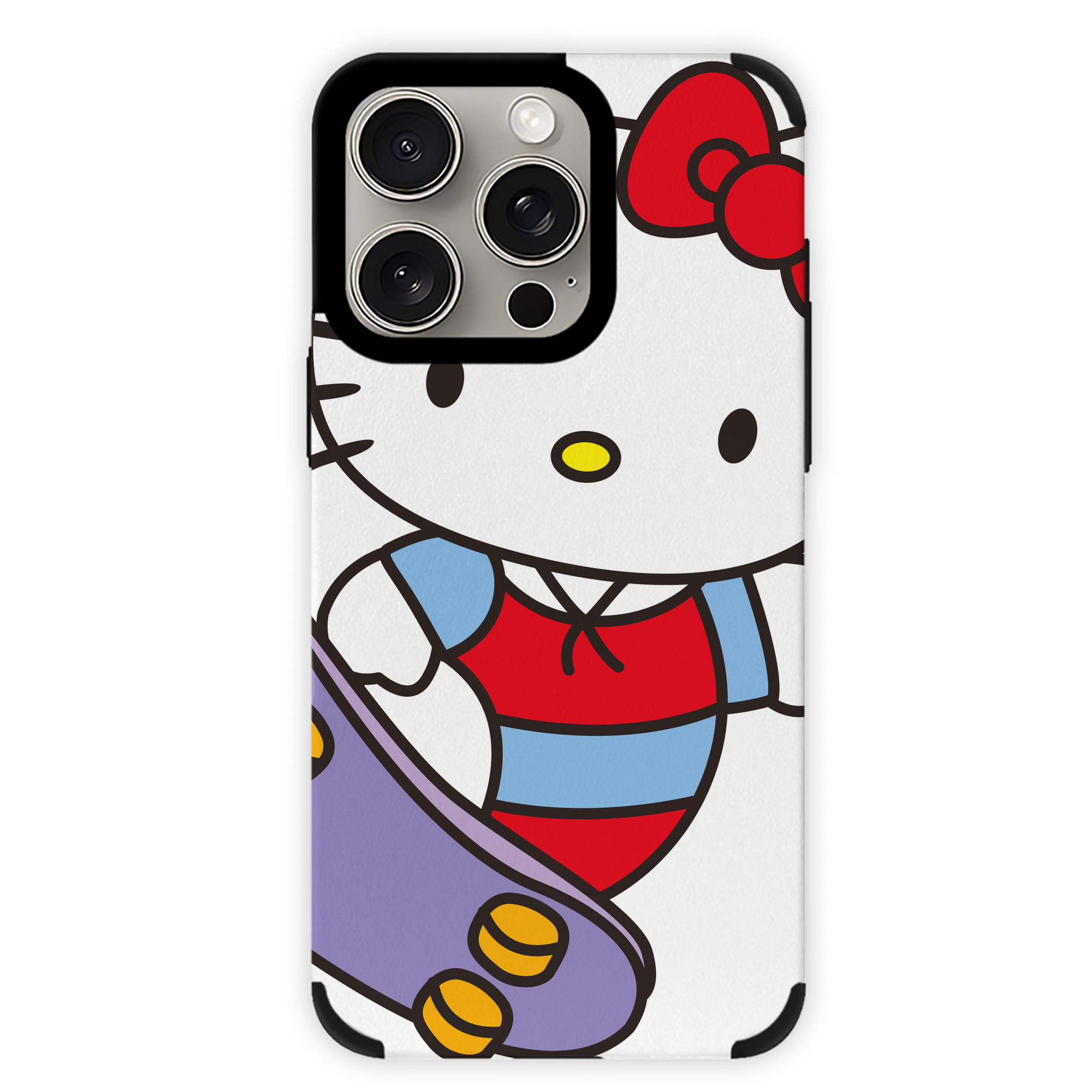 （画像用） Hello Kitty ハローキティ 【iPhone15ProMax対応】 PUレザー スマホケース 耐衝撃＆黄変防止