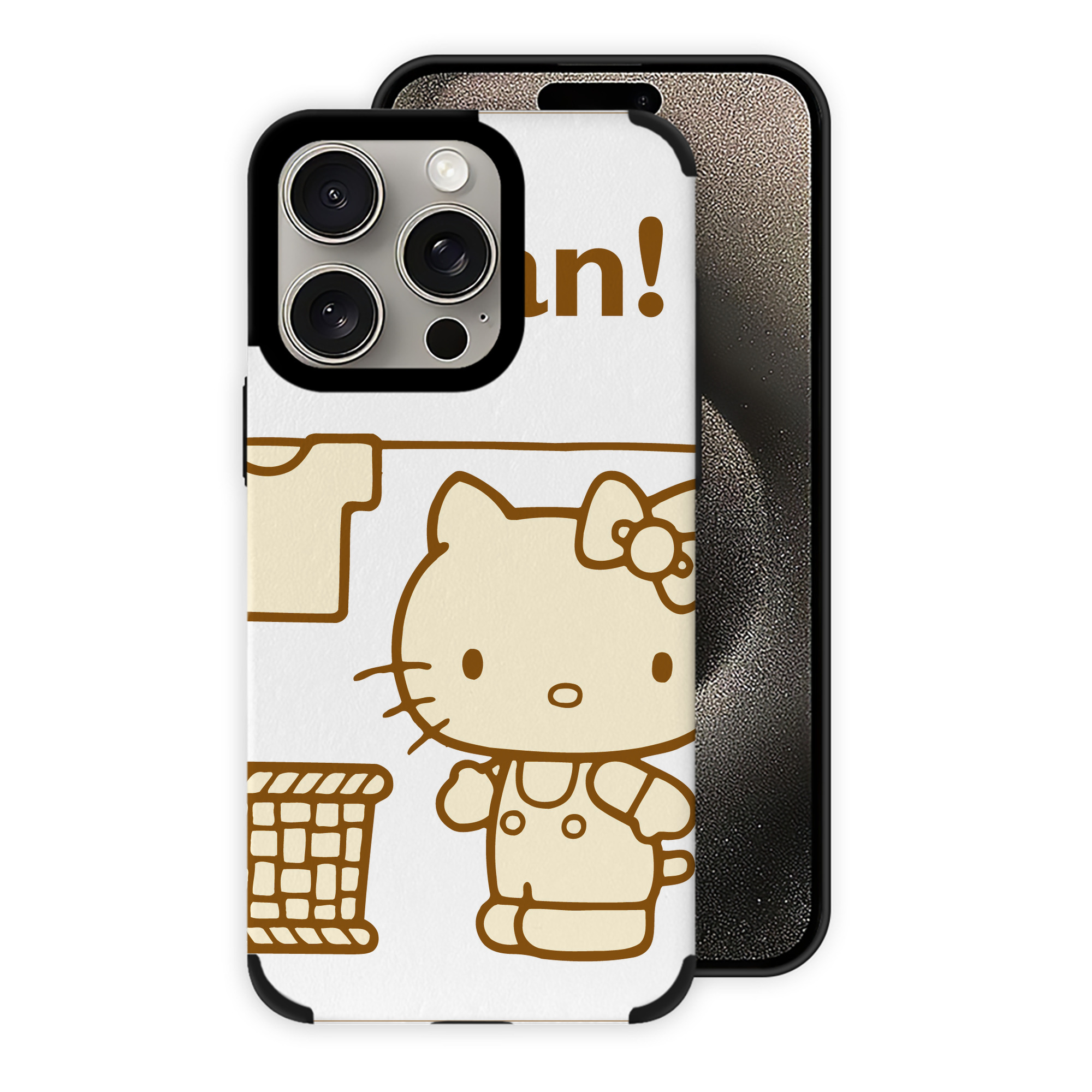 （画像用） Hello Kitty ハローキティ 【iPhone15ProMax対応】 PUレザー スマホケース 耐衝撃＆黄変防止