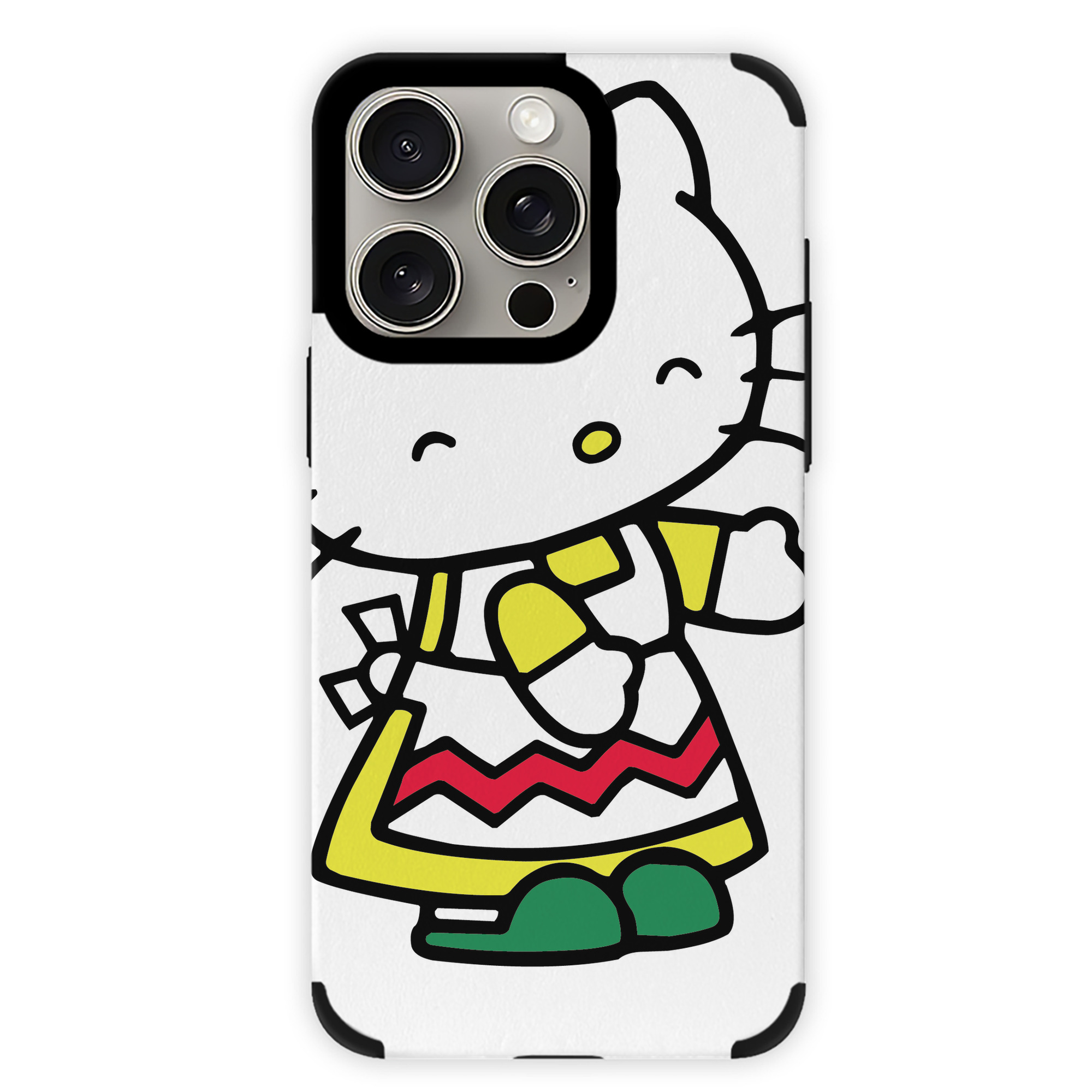 （画像用） Hello Kitty ハローキティ 【iPhone15ProMax対応】 PUレザー スマホケース 耐衝撃＆黄変防止