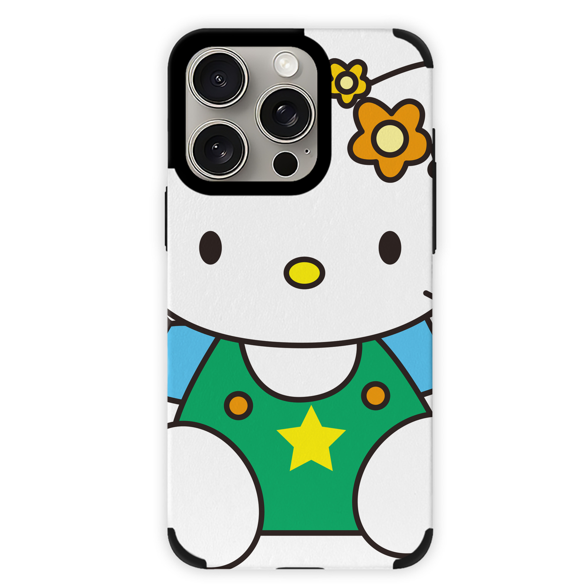 （画像用） Hello Kitty ハローキティ 【iPhone15ProMax対応】 PUレザー スマホケース 耐衝撃＆黄変防止