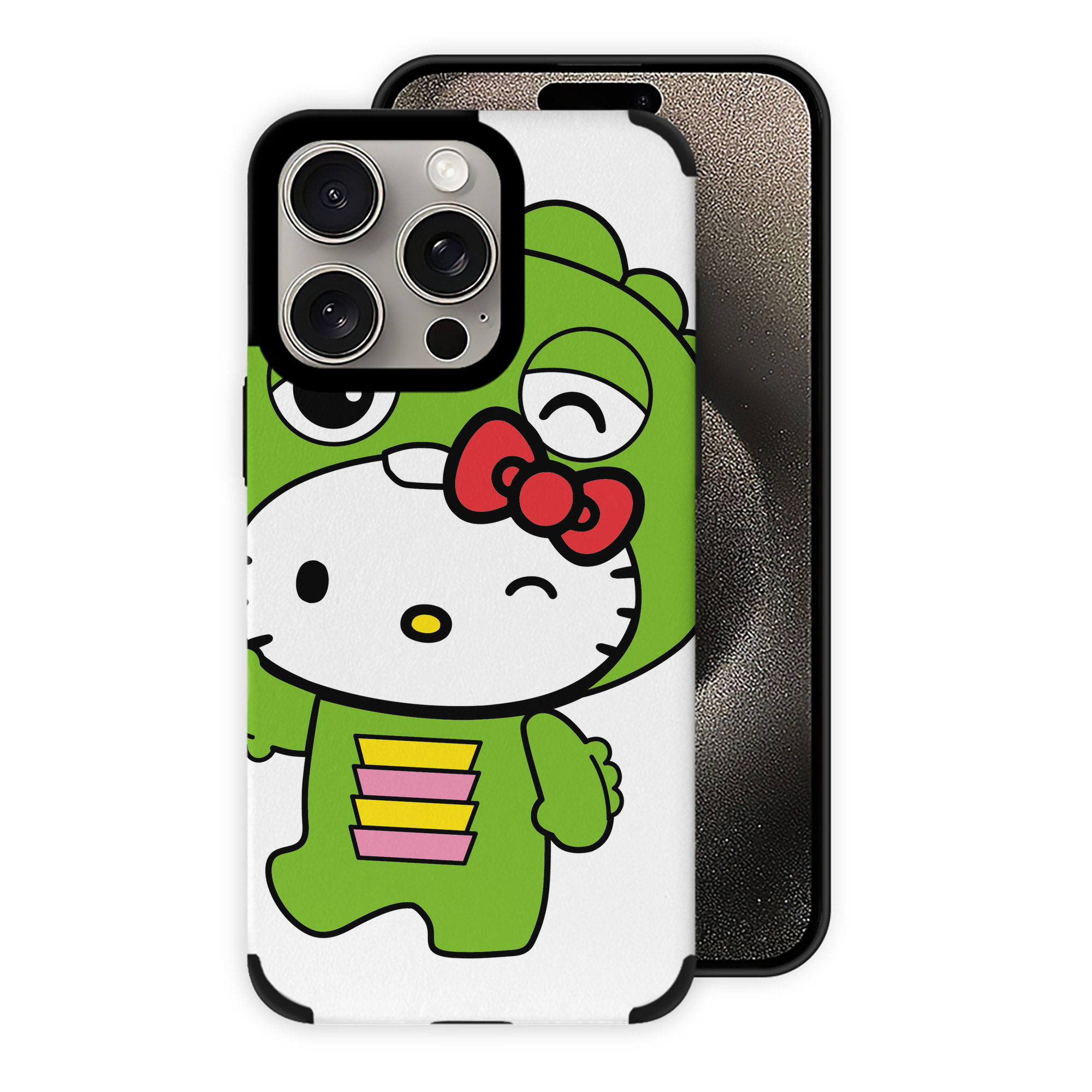 （画像用） Hello Kitty ハローキティ 【iPhone15ProMax対応】 PUレザー スマホケース 耐衝撃＆黄変防止