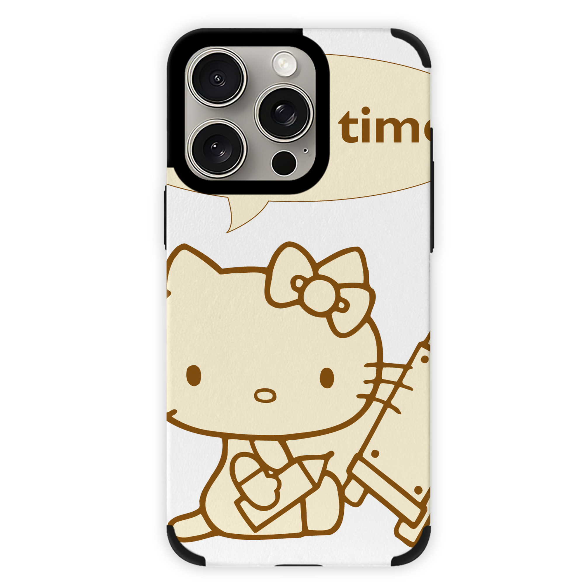 （画像用） Hello Kitty ハローキティ 【iPhone15ProMax対応】 PUレザー スマホケース 耐衝撃＆黄変防止