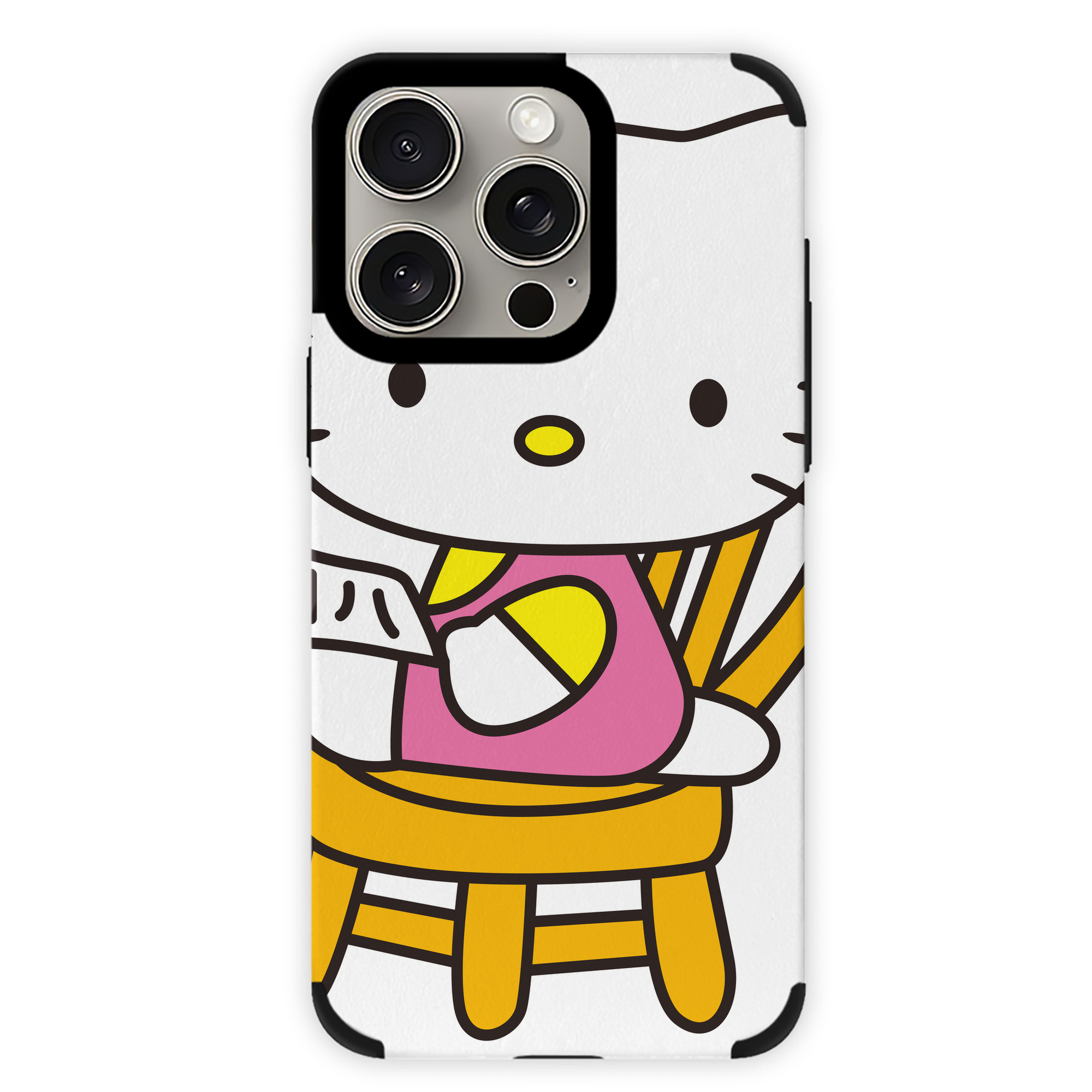 （画像用） Hello Kitty ハローキティ 【iPhone15ProMax対応】 PUレザー スマホケース 耐衝撃＆黄変防止