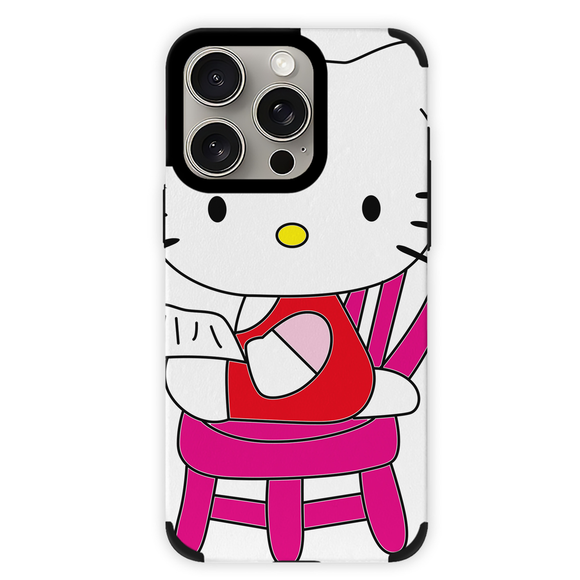 （画像用） Hello Kitty ハローキティ 【iPhone15ProMax対応】 PUレザー スマホケース 耐衝撃＆黄変防止