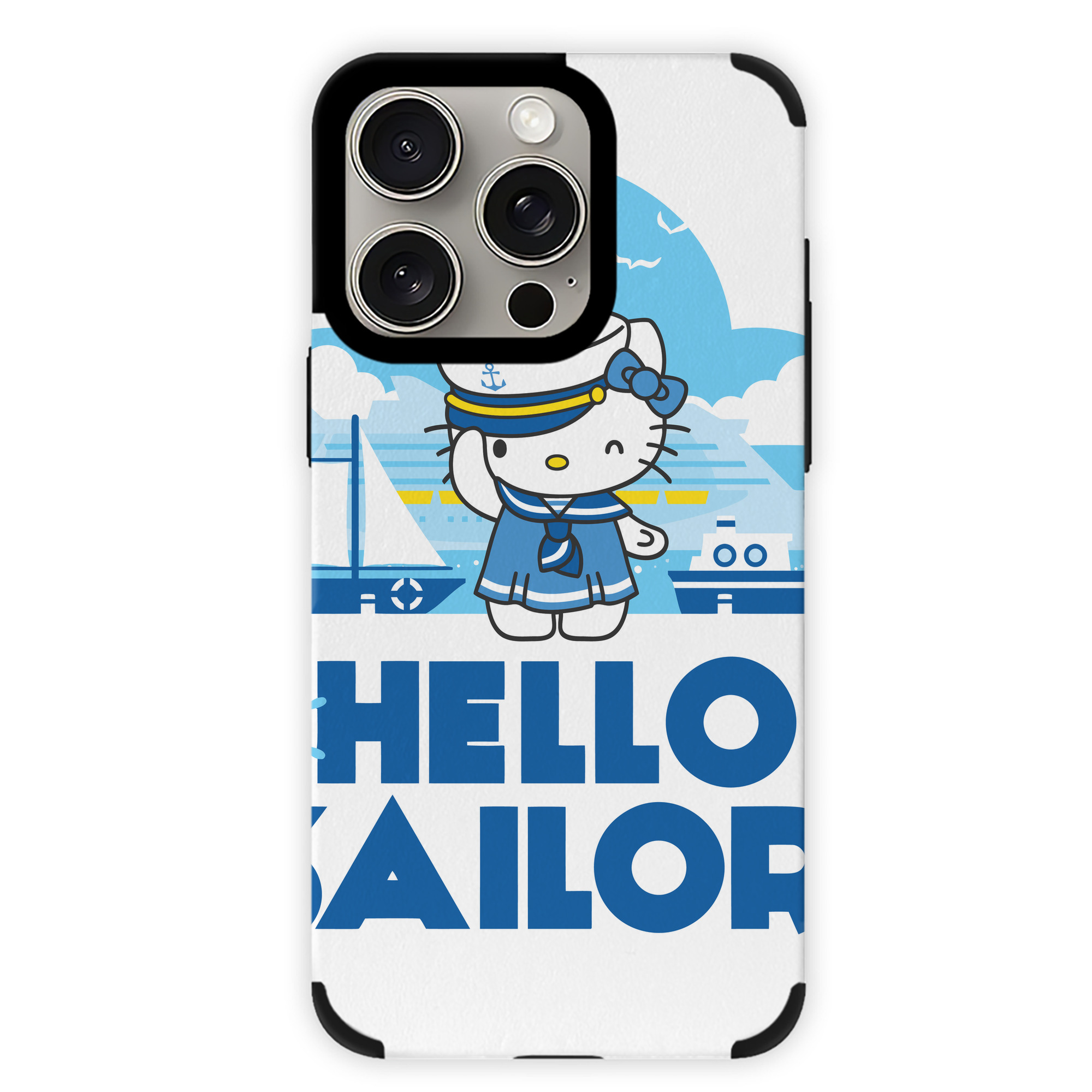 （画像用） Hello Kitty ハローキティ 【iPhone15ProMax対応】 PUレザー スマホケース 耐衝撃＆黄変防止