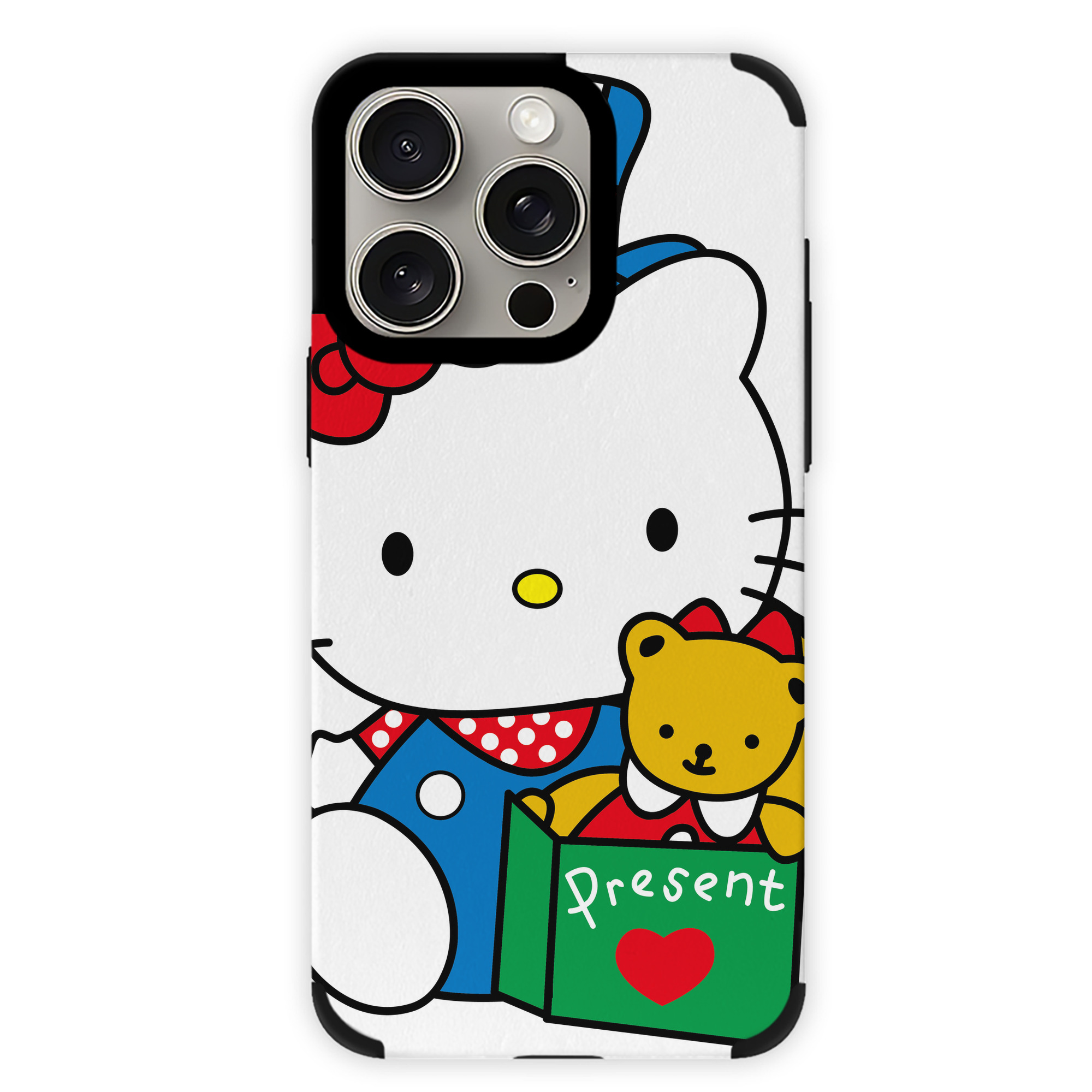 （画像用） Hello Kitty ハローキティ 【iPhone15ProMax対応】 PUレザー スマホケース 耐衝撃＆黄変防止