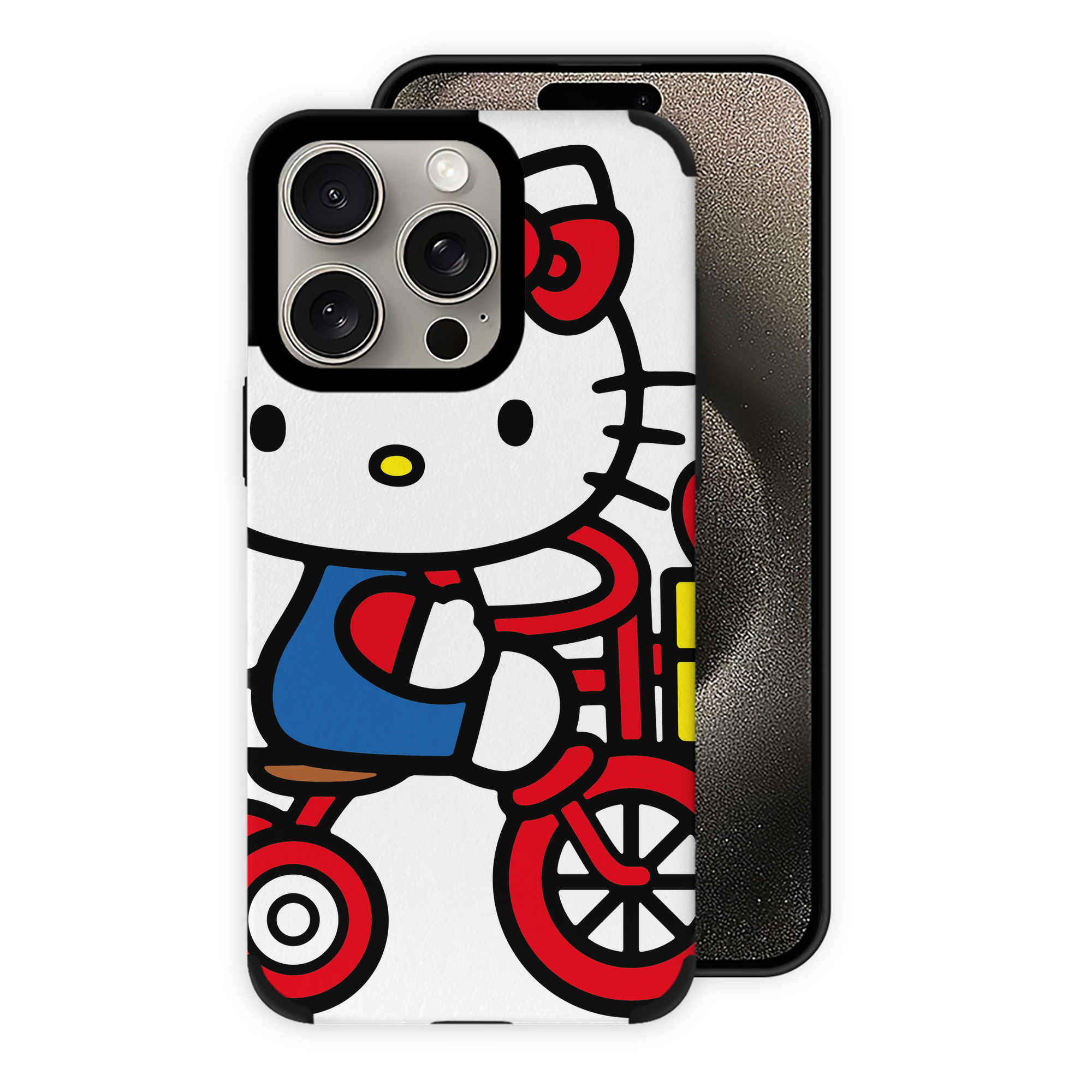 （画像用） Hello Kitty ハローキティ 【iPhone15ProMax対応】 PUレザー スマホケース 耐衝撃＆黄変防止