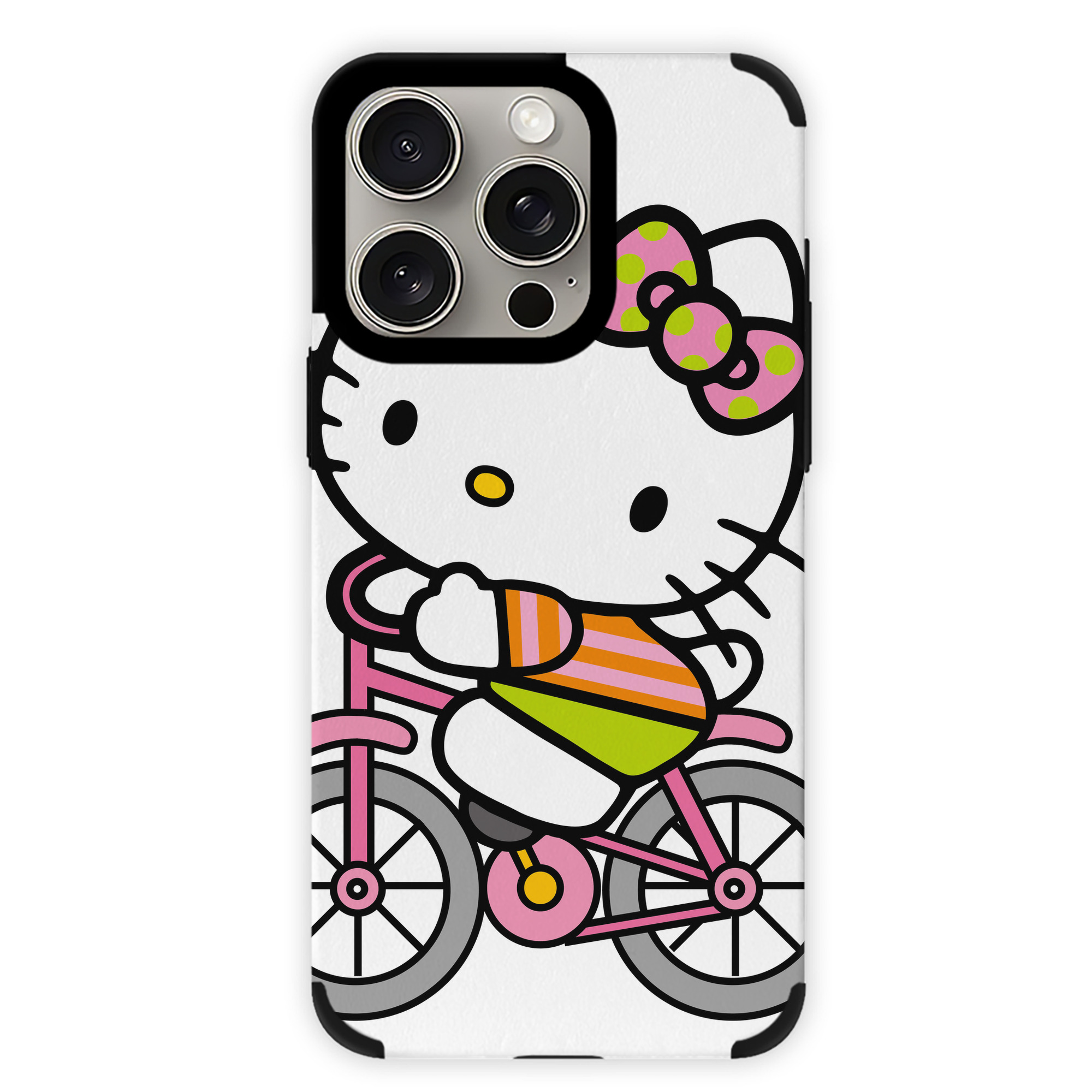 （画像用） Hello Kitty ハローキティ 【iPhone15ProMax対応】 PUレザー スマホケース 耐衝撃＆黄変防止