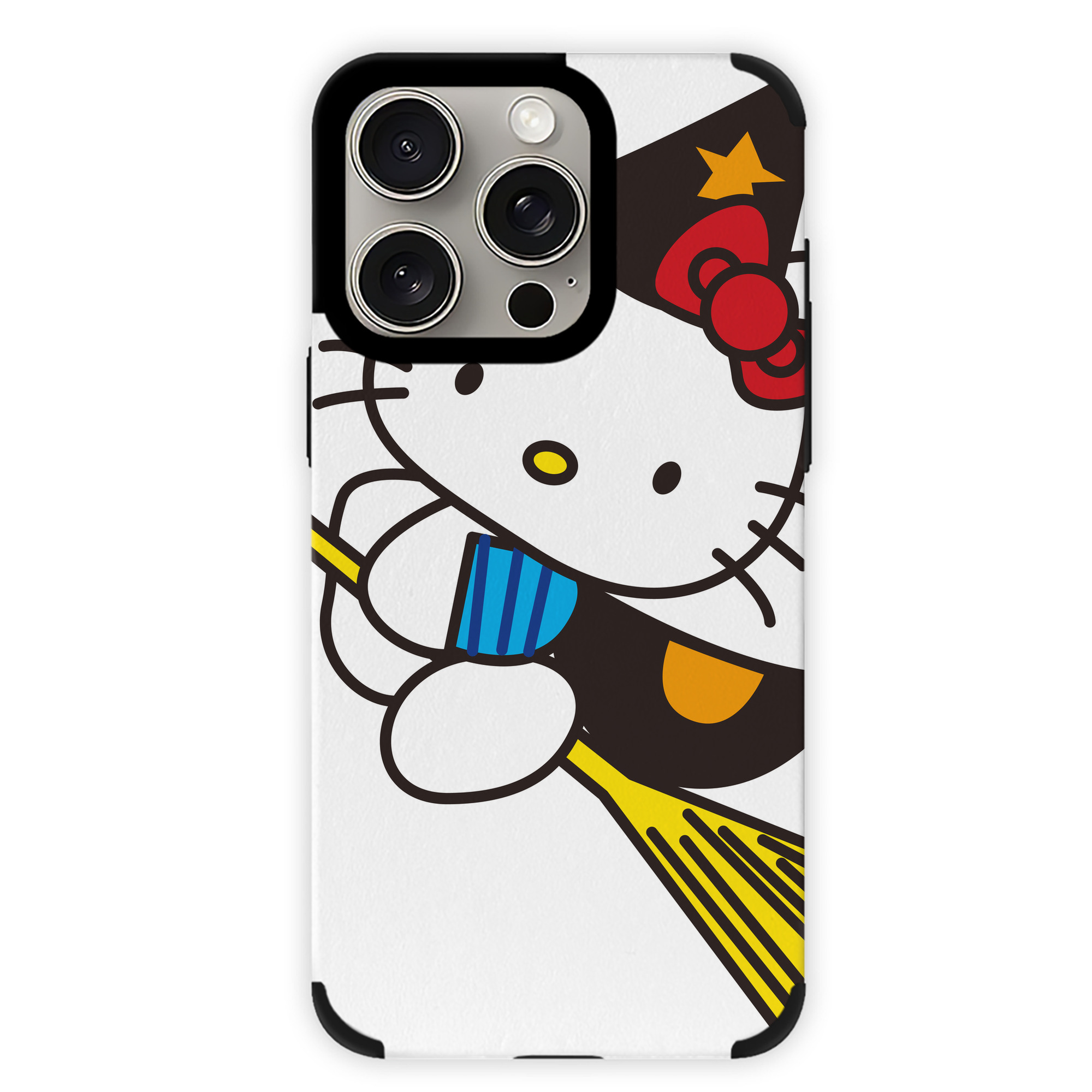 （画像用） Hello Kitty ハローキティ 【iPhone15ProMax対応】 PUレザー スマホケース 耐衝撃＆黄変防止