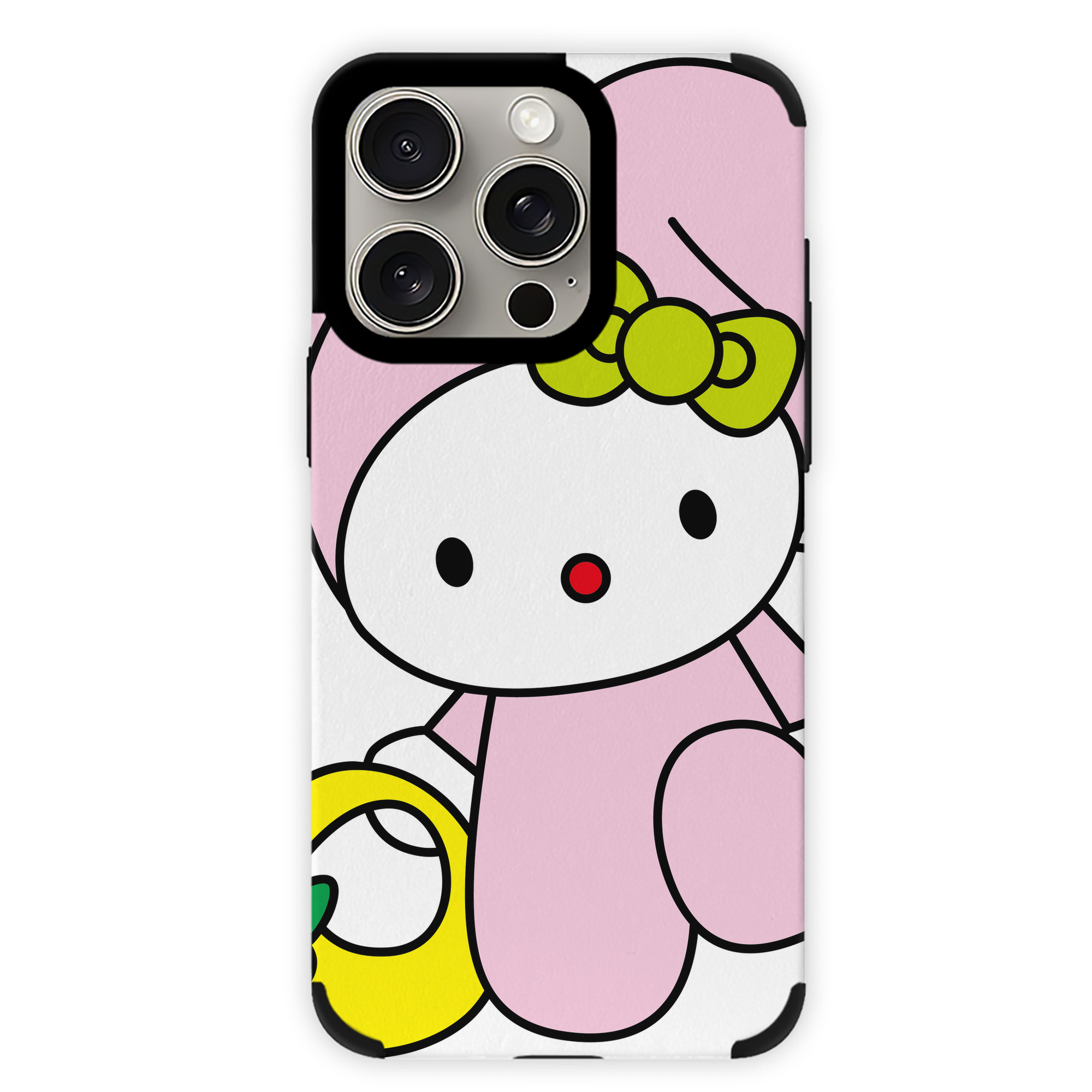 （画像用） Hello Kitty ハローキティ 【iPhone15ProMax対応】 PUレザー スマホケース 耐衝撃＆黄変防止