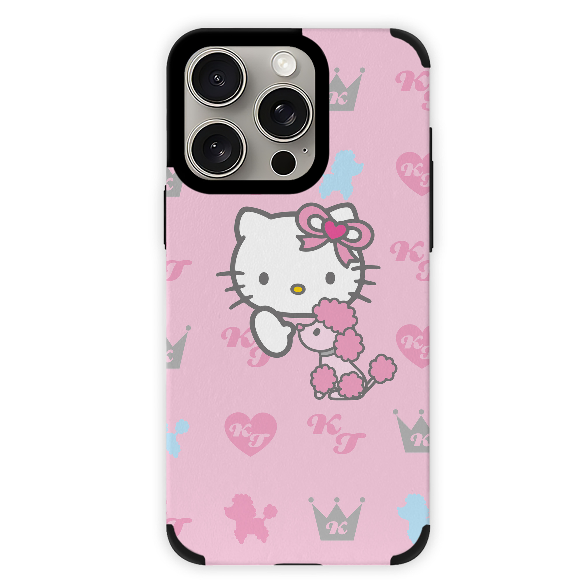 （画像用） Hello Kitty ハローキティ 【iPhone15ProMax対応】 PUレザー スマホケース 耐衝撃＆黄変防止