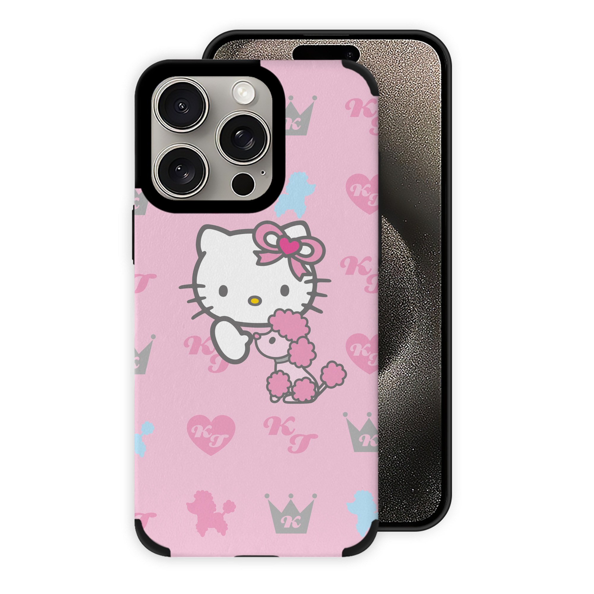 （画像用） Hello Kitty ハローキティ 【iPhone15ProMax対応】 PUレザー スマホケース 耐衝撃＆黄変防止