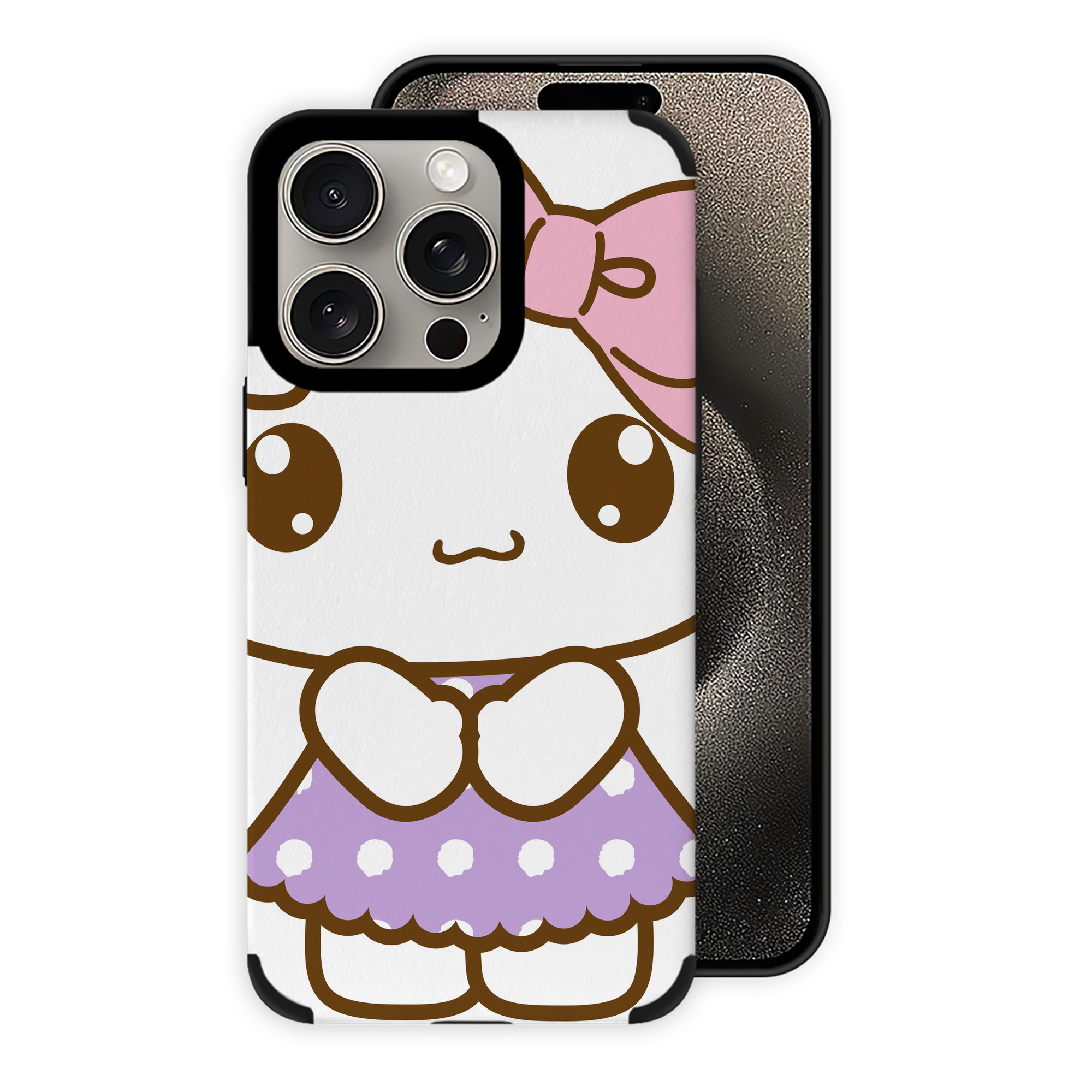 （画像用） Hello Kitty ハローキティ 【iPhone15ProMax対応】 PUレザー スマホケース 耐衝撃＆黄変防止