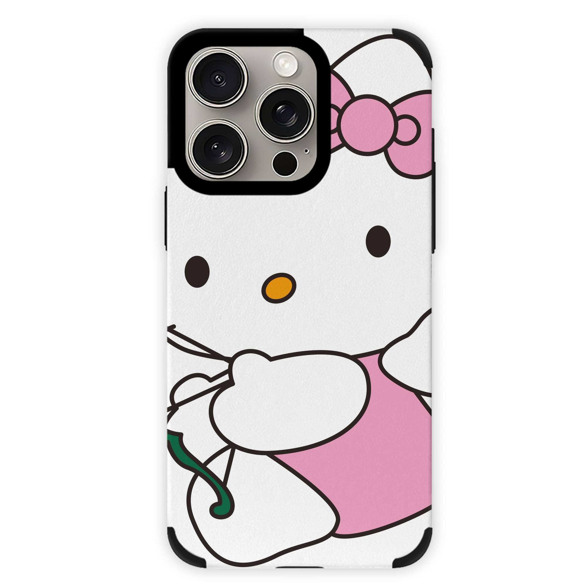（画像用） Hello Kitty ハローキティ 【iPhone15ProMax対応】 PUレザー スマホケース 耐衝撃＆黄変防止