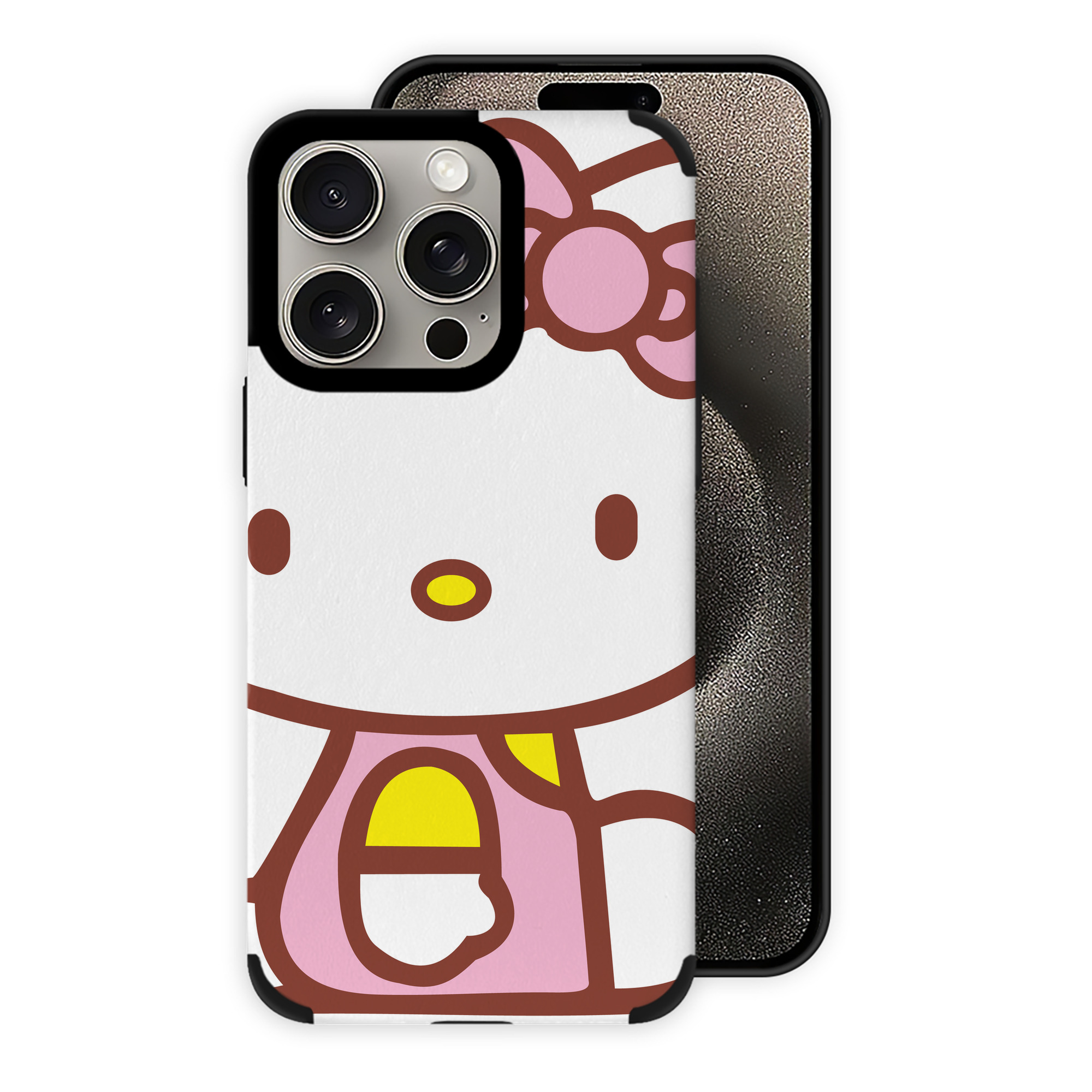 （画像用） Hello Kitty ハローキティ 【iPhone15ProMax対応】 PUレザー スマホケース 耐衝撃＆黄変防止