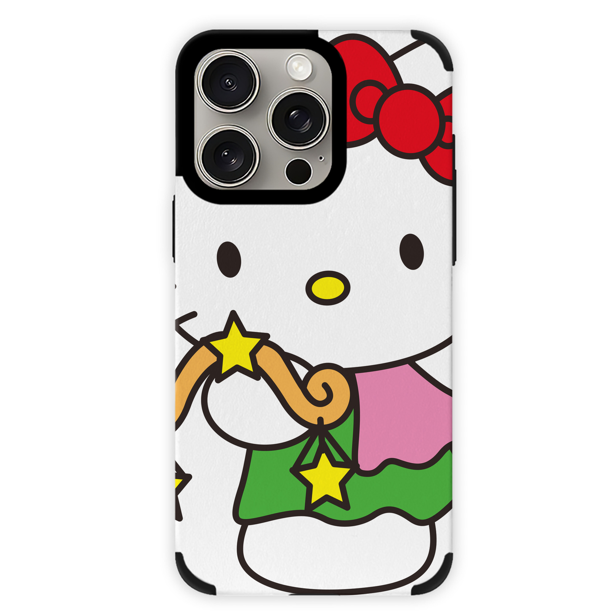 （画像用） Hello Kitty ハローキティ 【iPhone15ProMax対応】 PUレザー スマホケース 耐衝撃＆黄変防止