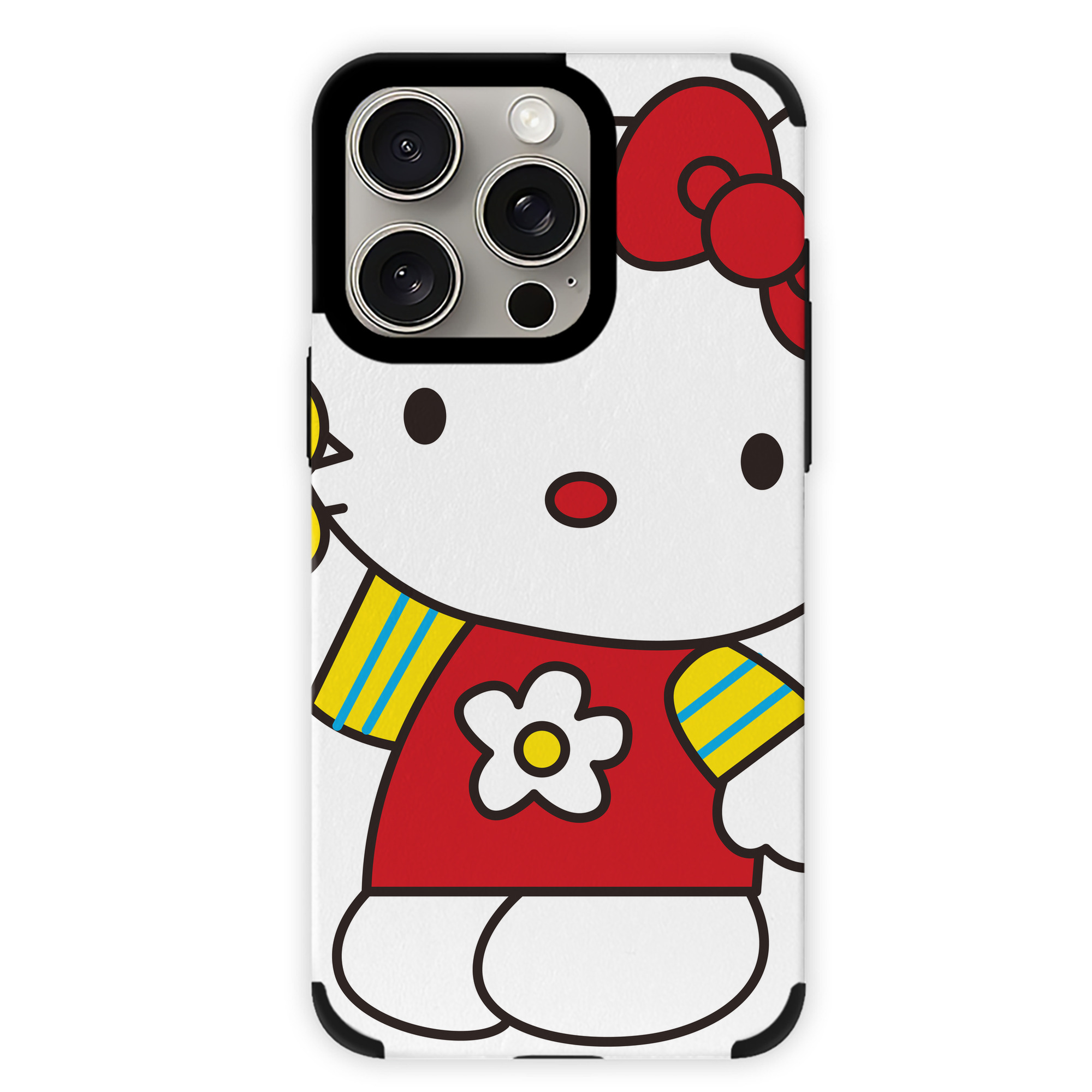 （画像用） Hello Kitty ハローキティ 【iPhone15ProMax対応】 PUレザー スマホケース 耐衝撃＆黄変防止