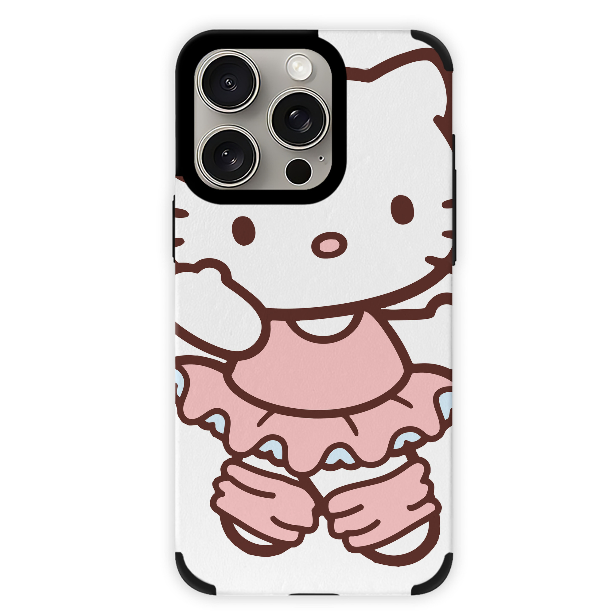 （画像用） Hello Kitty ハローキティ 【iPhone15ProMax対応】 PUレザー スマホケース 耐衝撃＆黄変防止