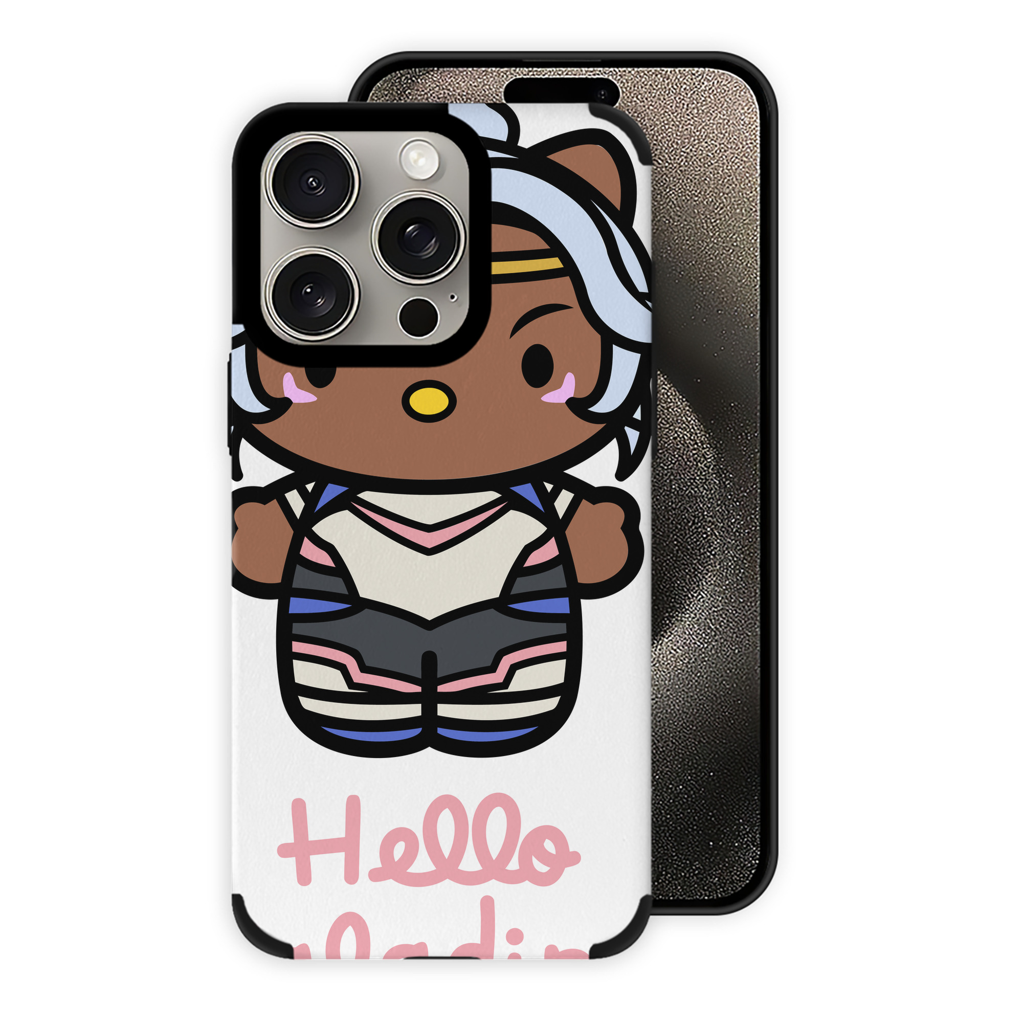 （画像用） Hello Kitty ハローキティ 【iPhone15ProMax対応】 PUレザー スマホケース 耐衝撃＆黄変防止
