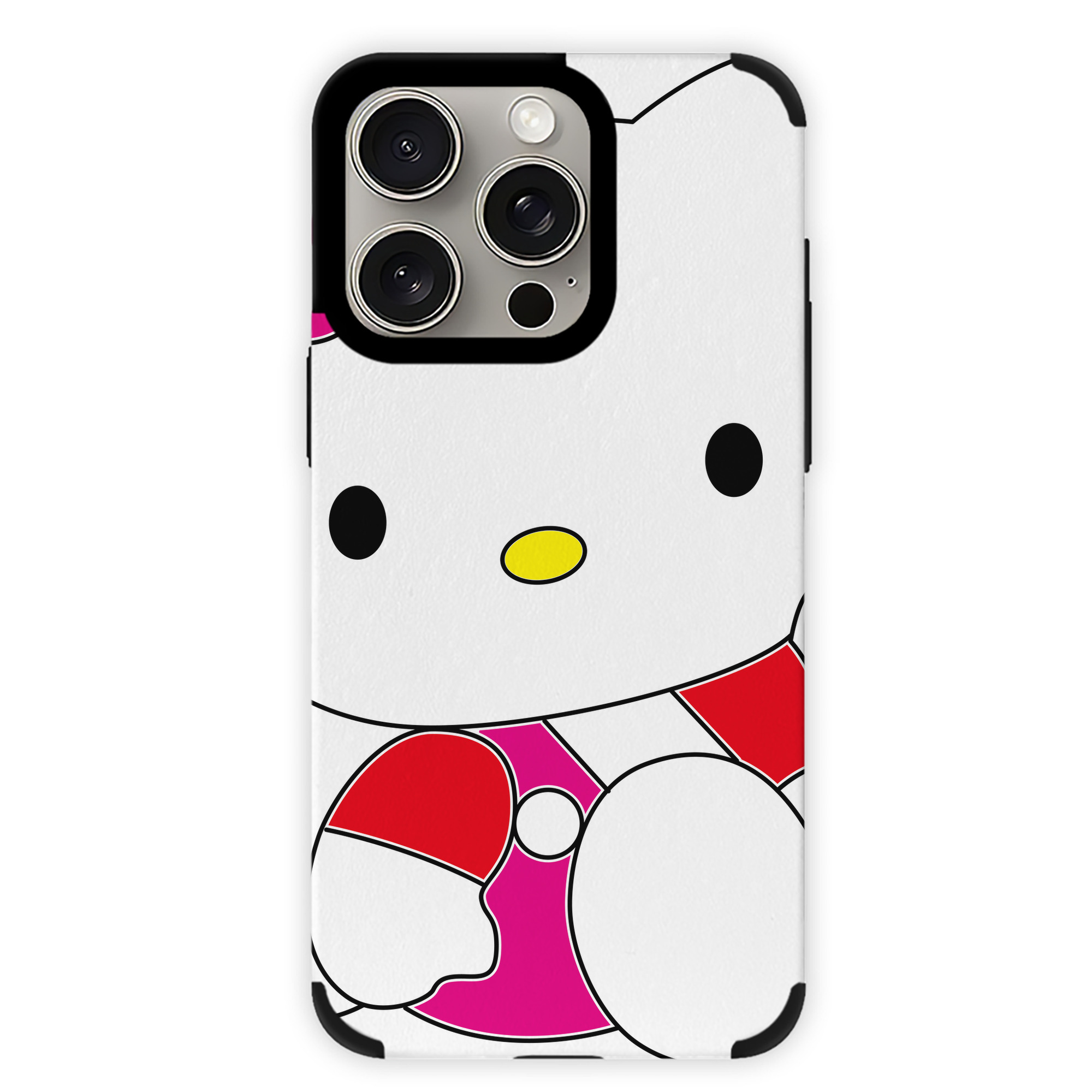 （画像用） Hello Kitty ハローキティ 【iPhone15ProMax対応】 PUレザー スマホケース 耐衝撃＆黄変防止