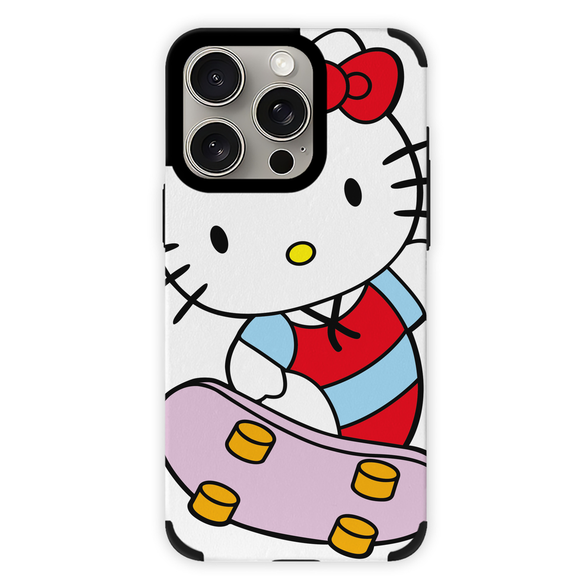 （画像用） Hello Kitty ハローキティ 【iPhone15ProMax対応】 PUレザー スマホケース 耐衝撃＆黄変防止
