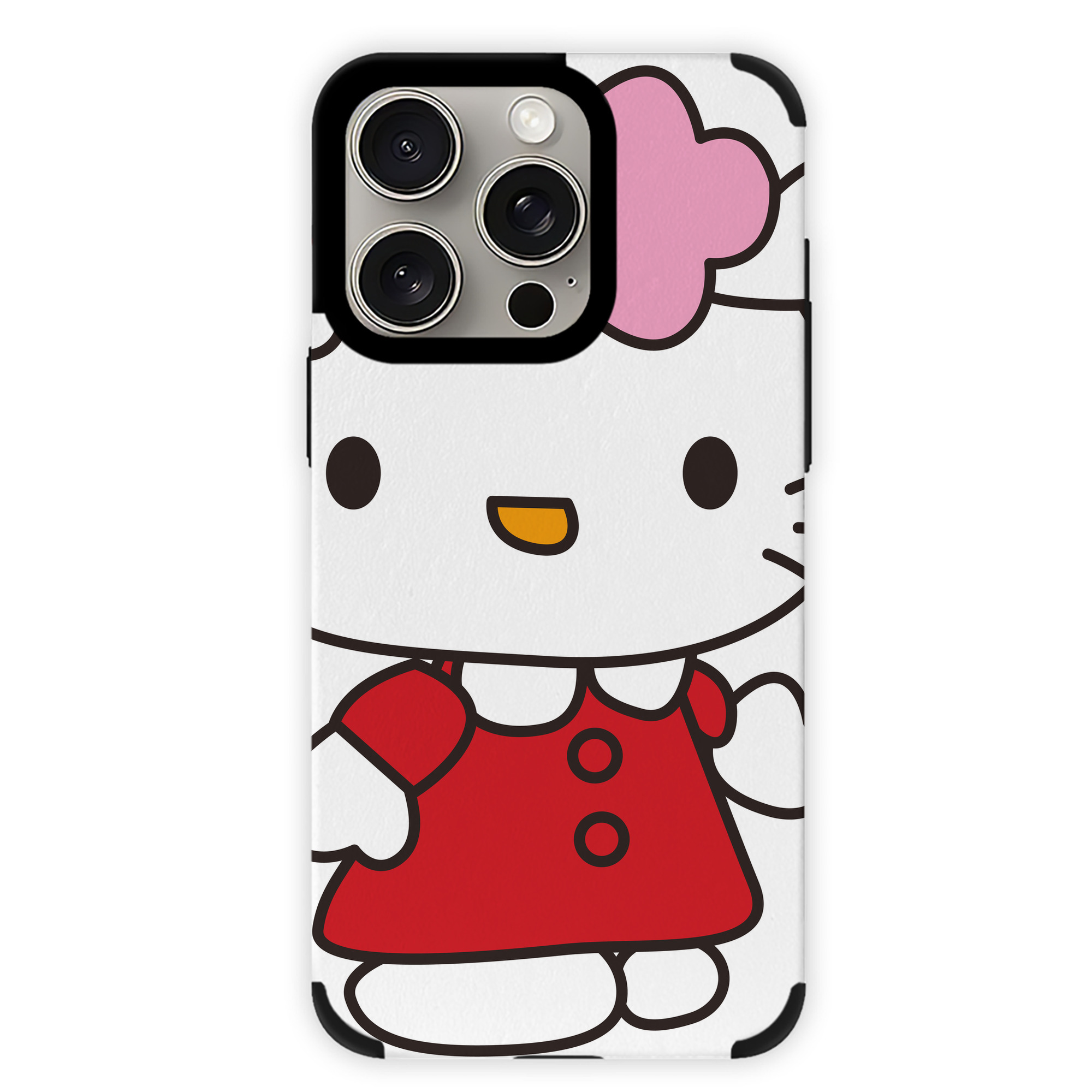 （画像用） Hello Kitty ハローキティ 【iPhone15ProMax対応】 PUレザー スマホケース 耐衝撃＆黄変防止