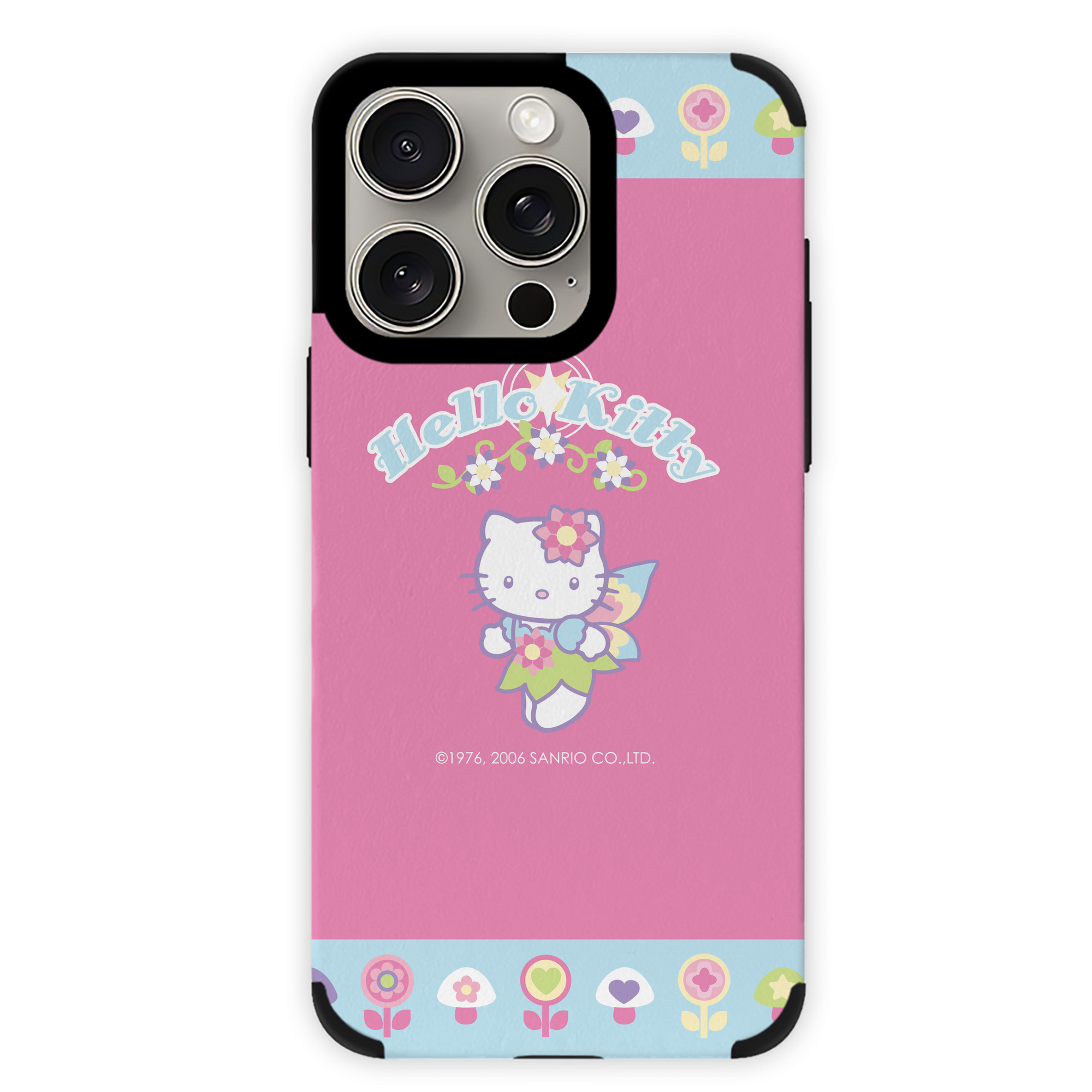 （画像用） Hello Kitty ハローキティ 【iPhone15ProMax対応】 PUレザー スマホケース 耐衝撃＆黄変防止