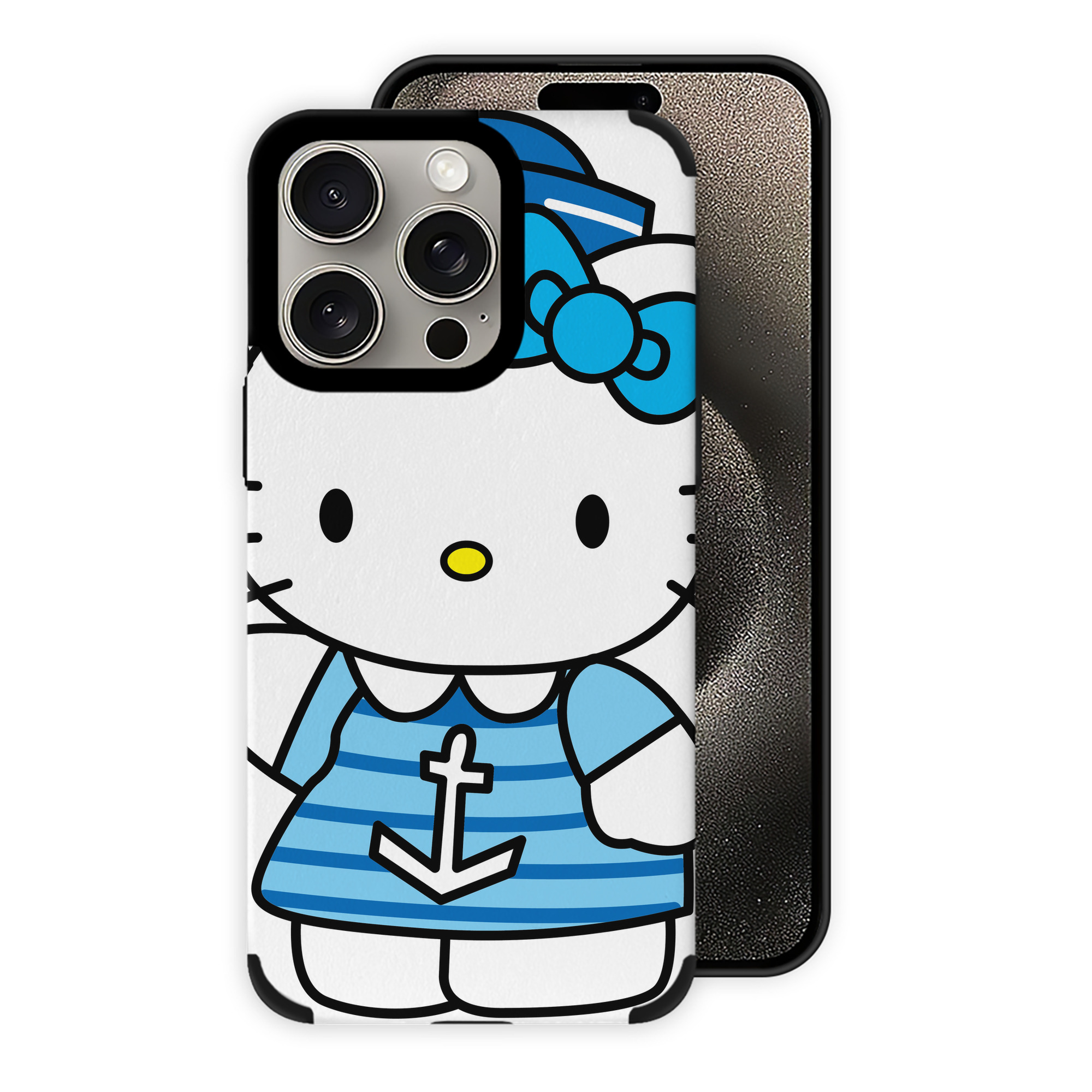 （画像用） Hello Kitty ハローキティ 【iPhone15ProMax対応】 PUレザー スマホケース 耐衝撃＆黄変防止