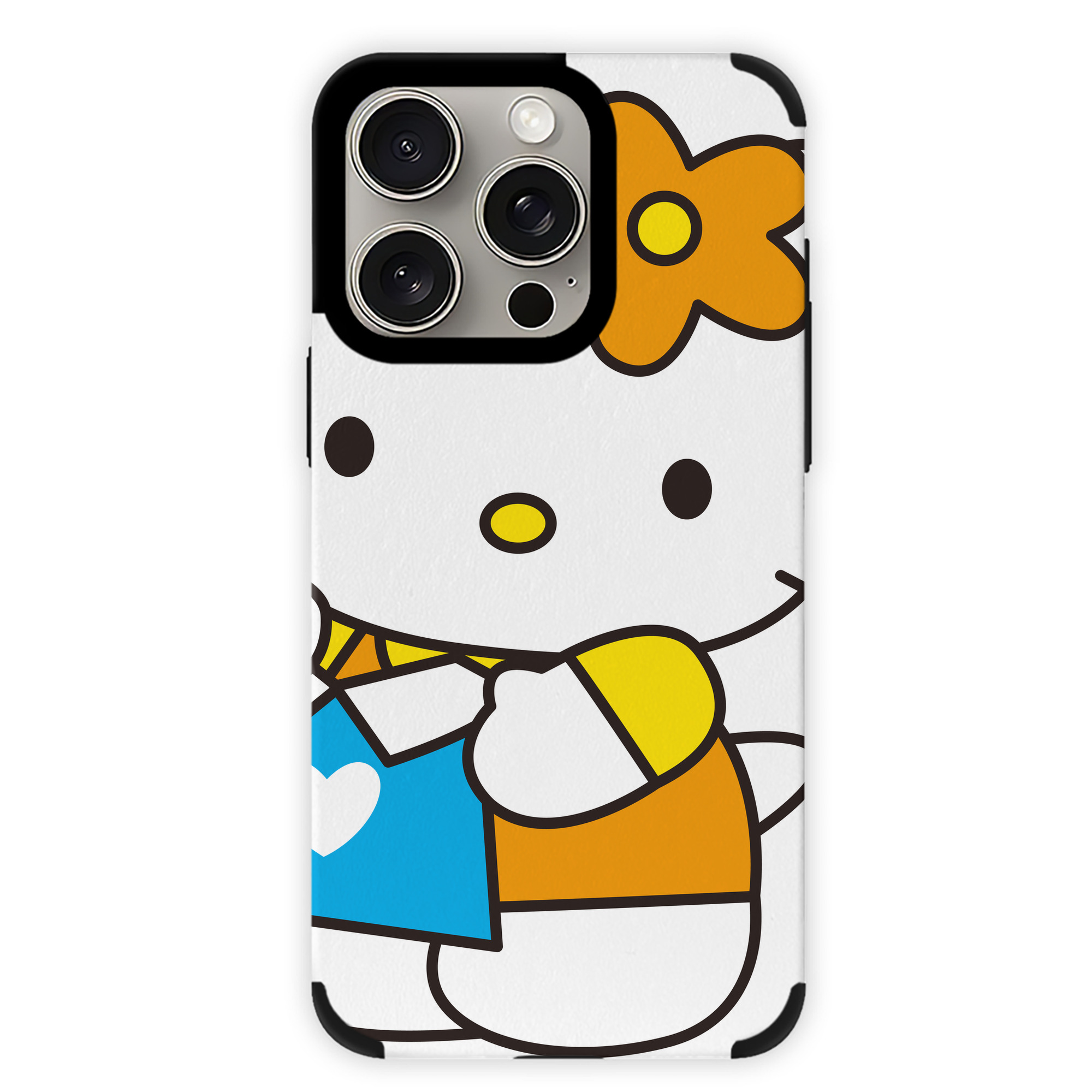 （画像用） Hello Kitty ハローキティ 【iPhone15ProMax対応】 PUレザー スマホケース 耐衝撃＆黄変防止