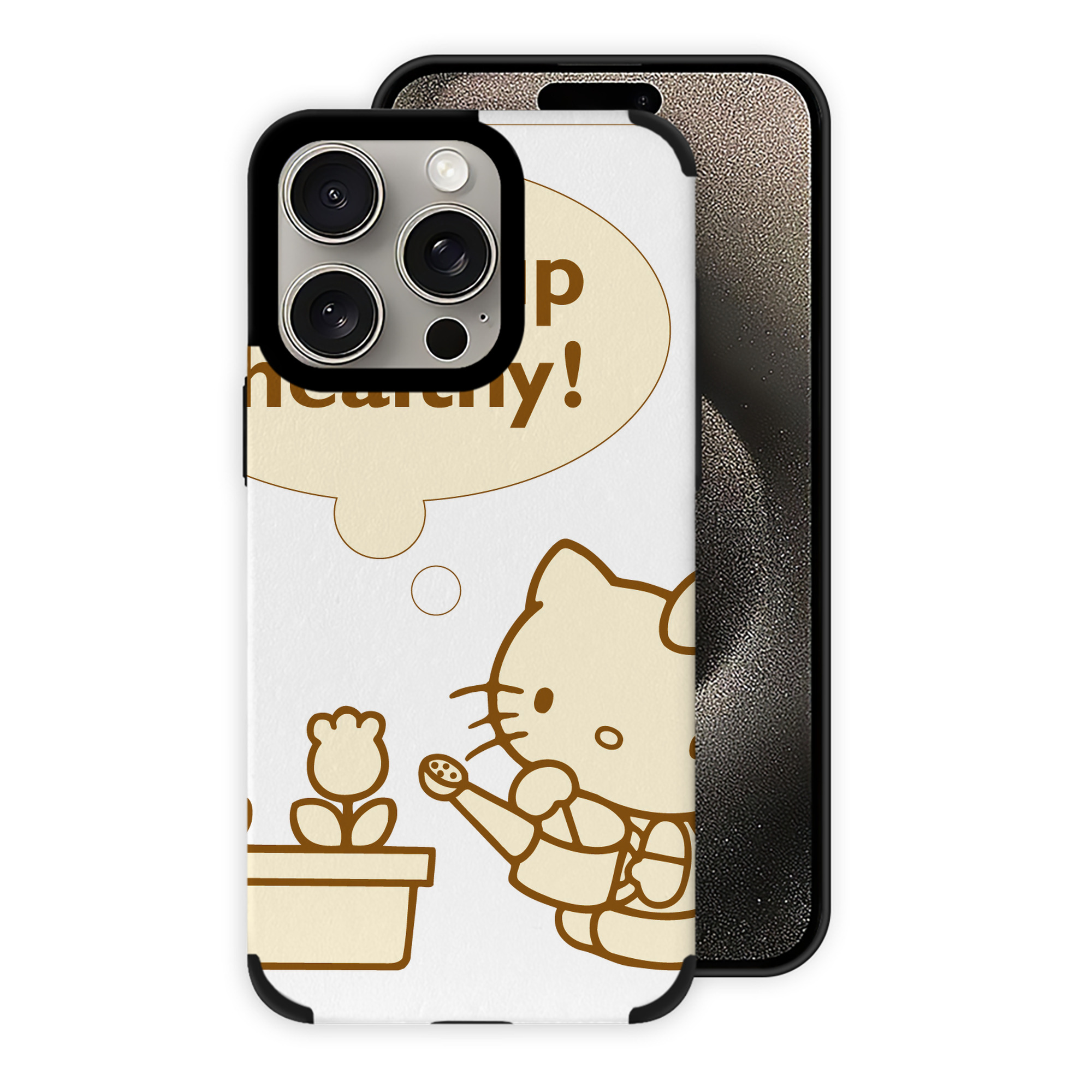 （画像用） Hello Kitty ハローキティ 【iPhone15ProMax対応】 PUレザー スマホケース 耐衝撃＆黄変防止