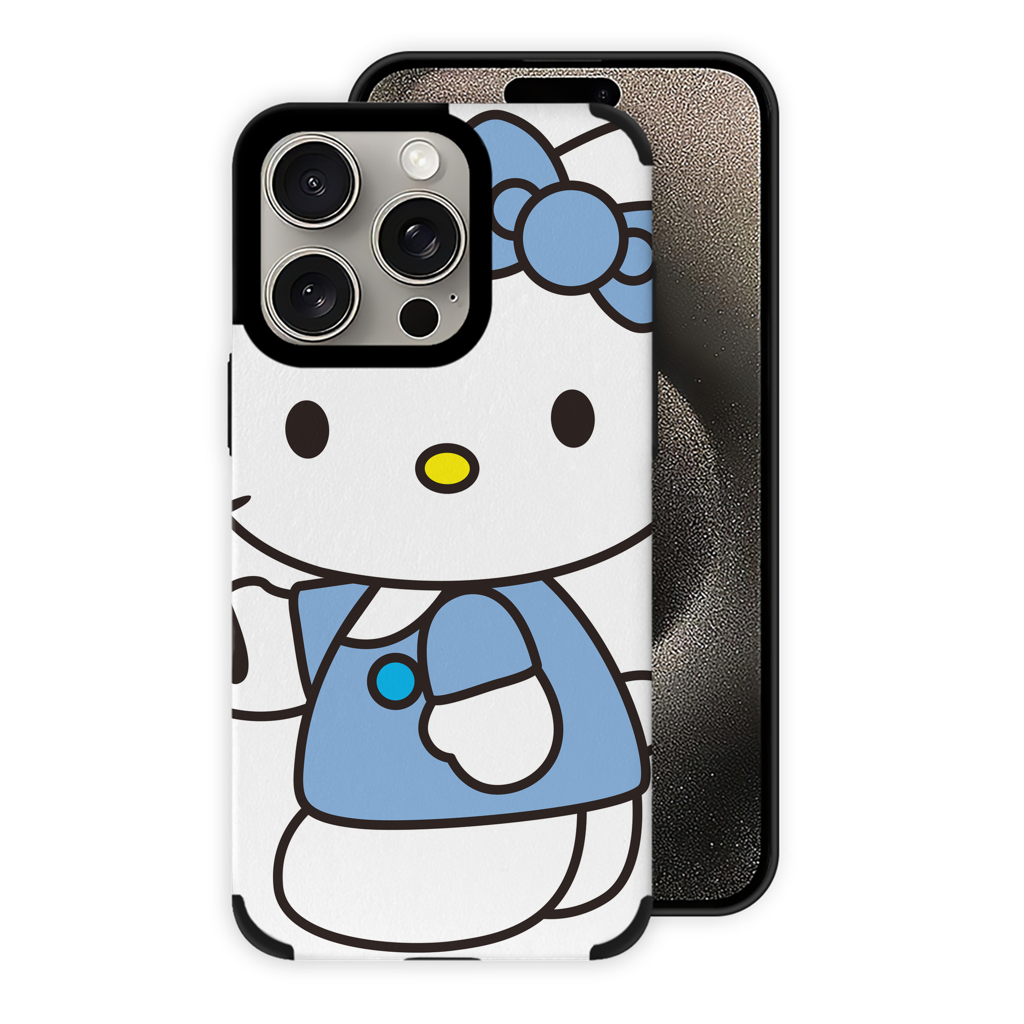 （画像用） Hello Kitty ハローキティ 【iPhone15ProMax対応】 PUレザー スマホケース 耐衝撃＆黄変防止