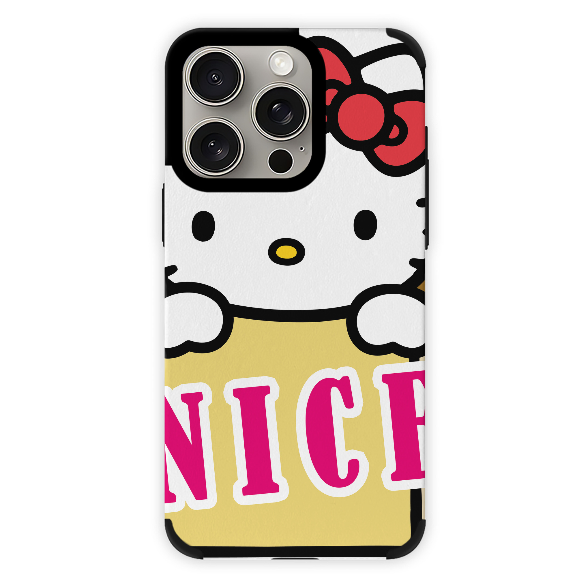 （画像用） Hello Kitty ハローキティ 【iPhone15ProMax対応】 PUレザー スマホケース 耐衝撃＆黄変防止