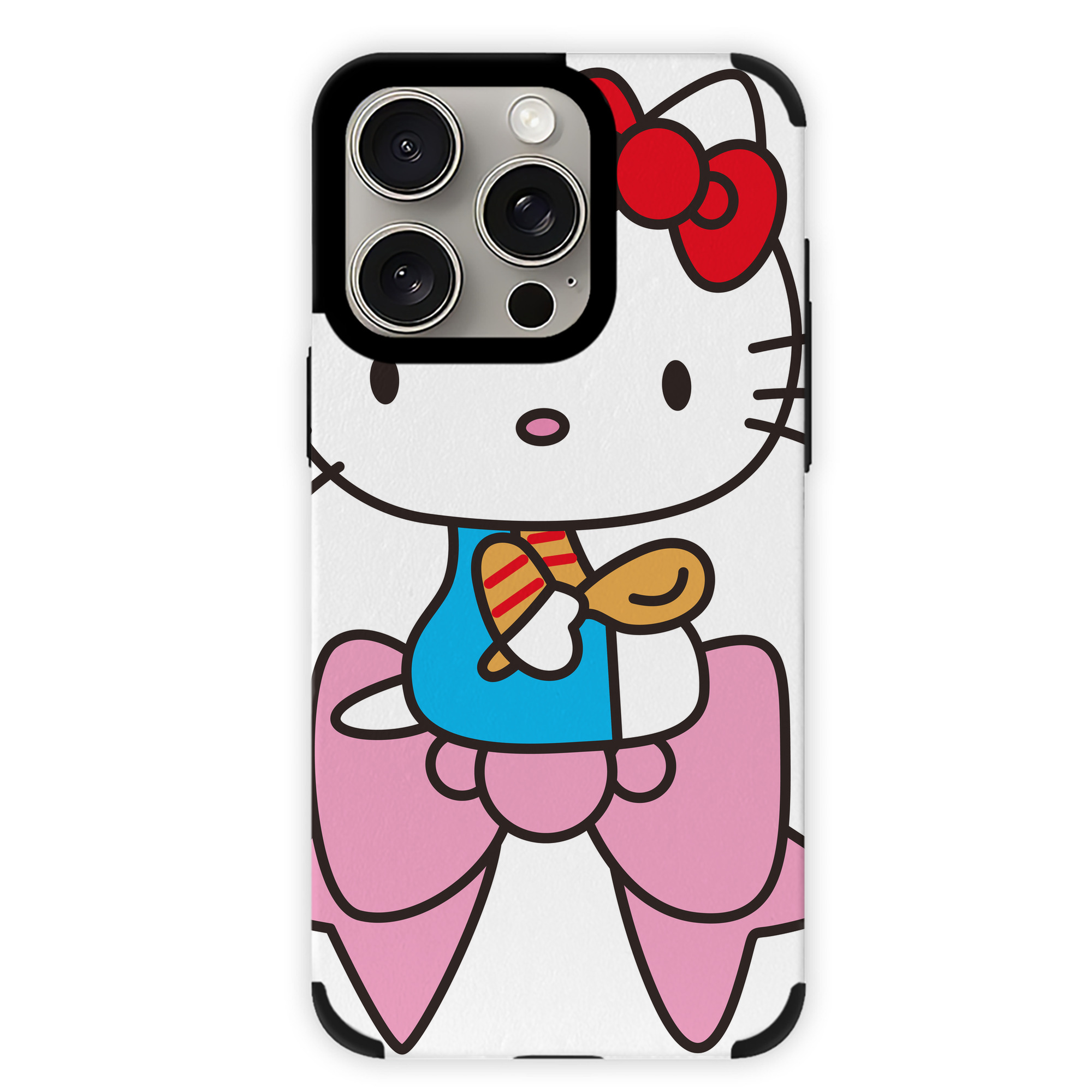 （画像用） Hello Kitty ハローキティ 【iPhone15ProMax対応】 PUレザー スマホケース 耐衝撃＆黄変防止