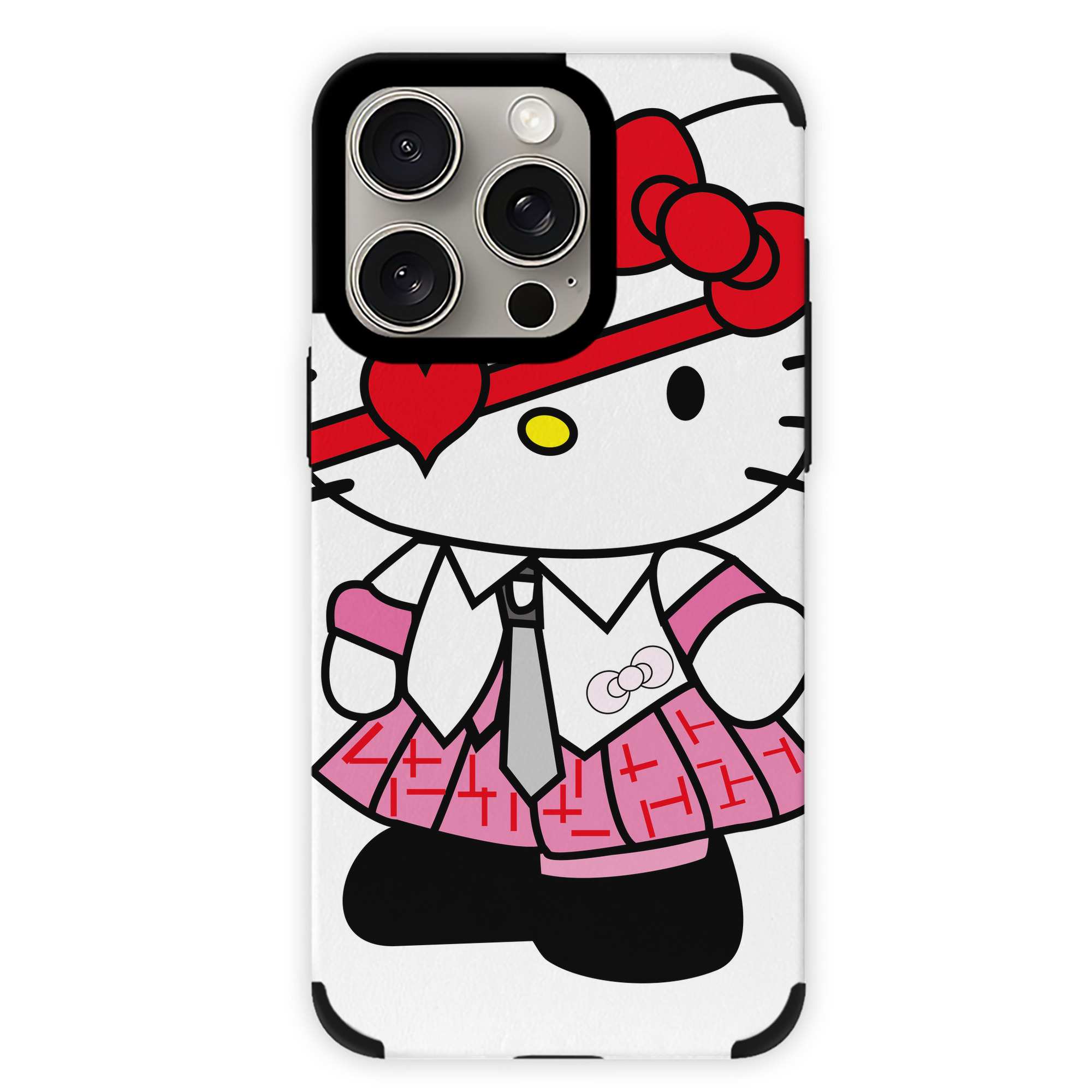 （画像用） Hello Kitty ハローキティ 【iPhone15ProMax対応】 PUレザー スマホケース 耐衝撃＆黄変防止