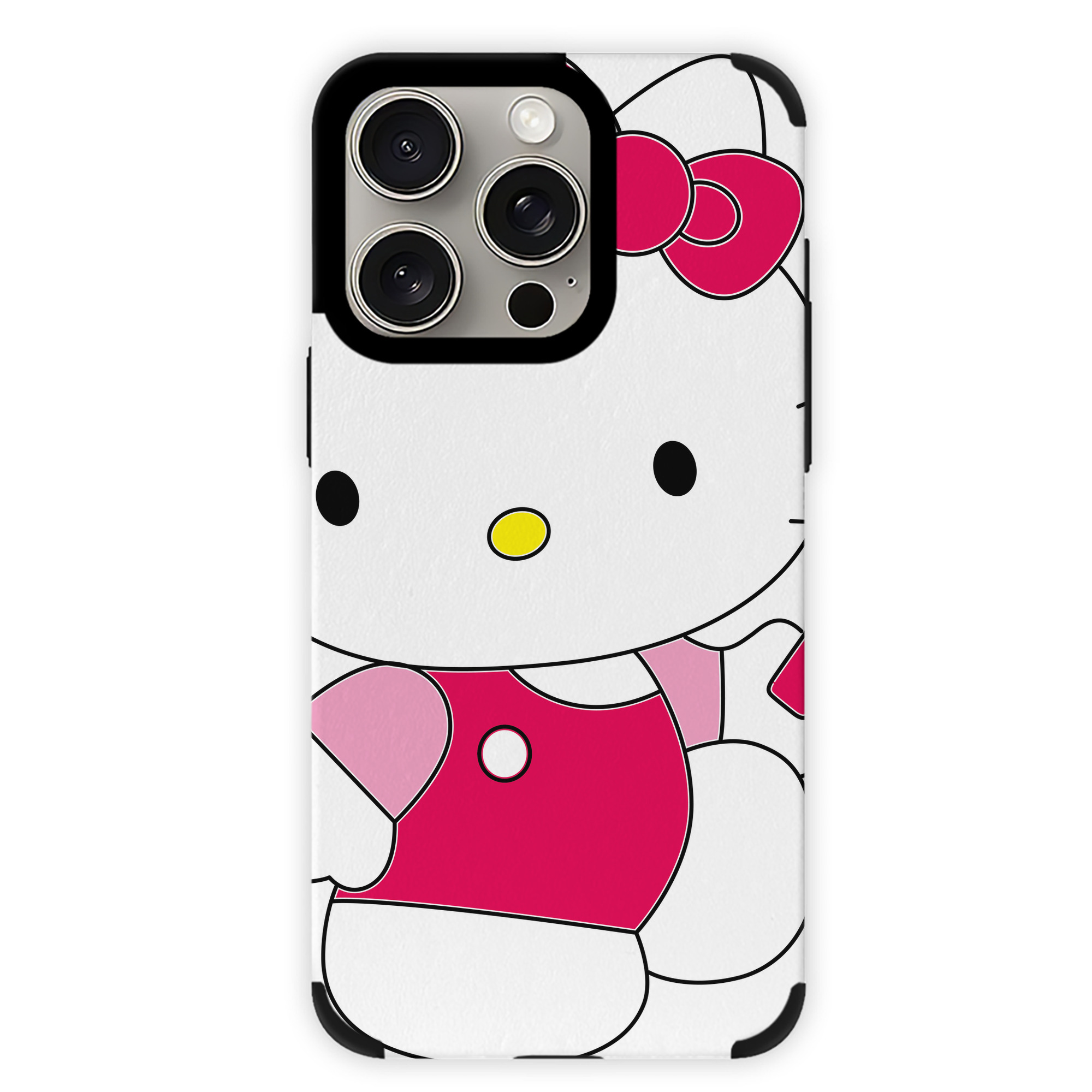 （画像用） Hello Kitty ハローキティ 【iPhone15ProMax対応】 PUレザー スマホケース 耐衝撃＆黄変防止