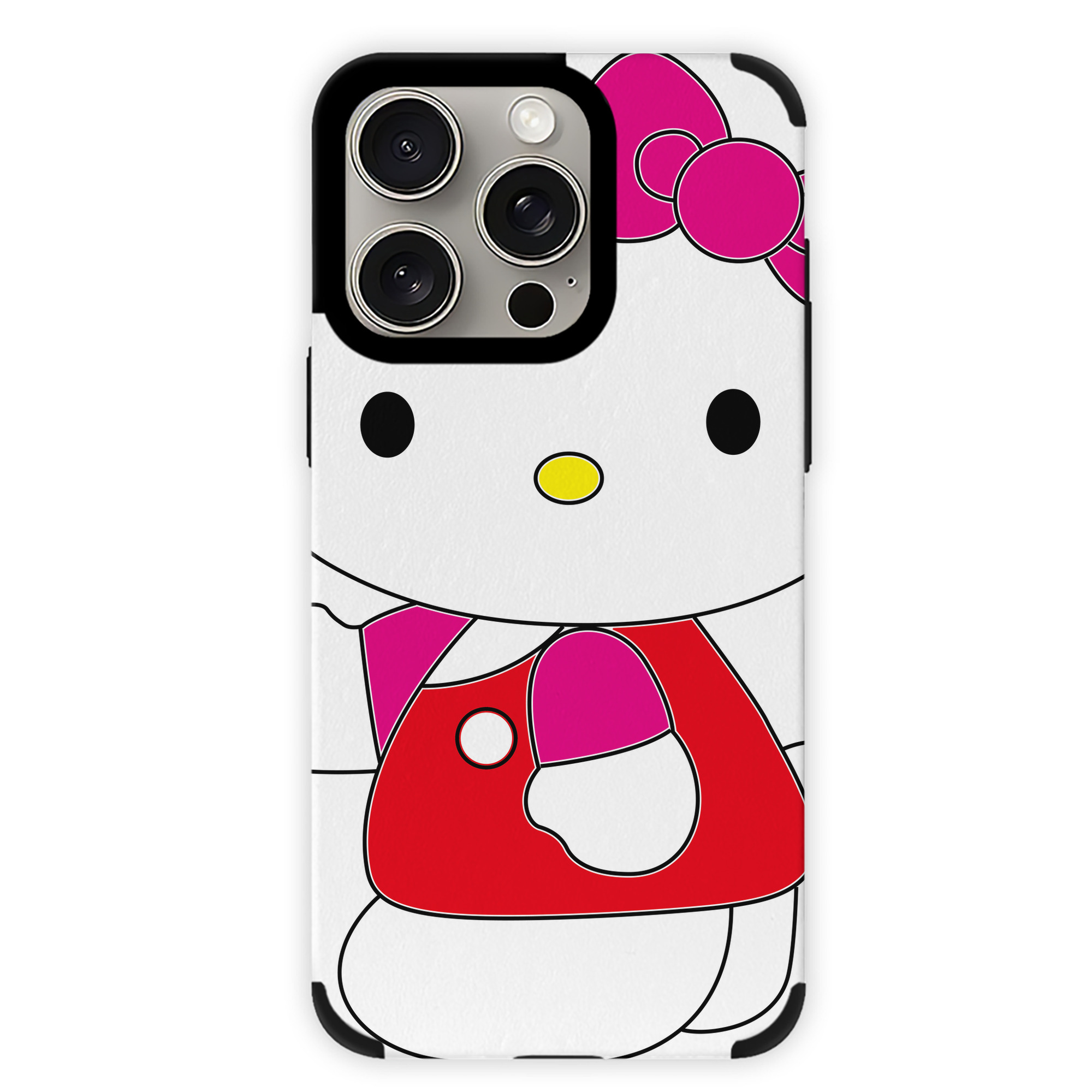 （画像用） Hello Kitty ハローキティ 【iPhone15ProMax対応】 PUレザー スマホケース 耐衝撃＆黄変防止