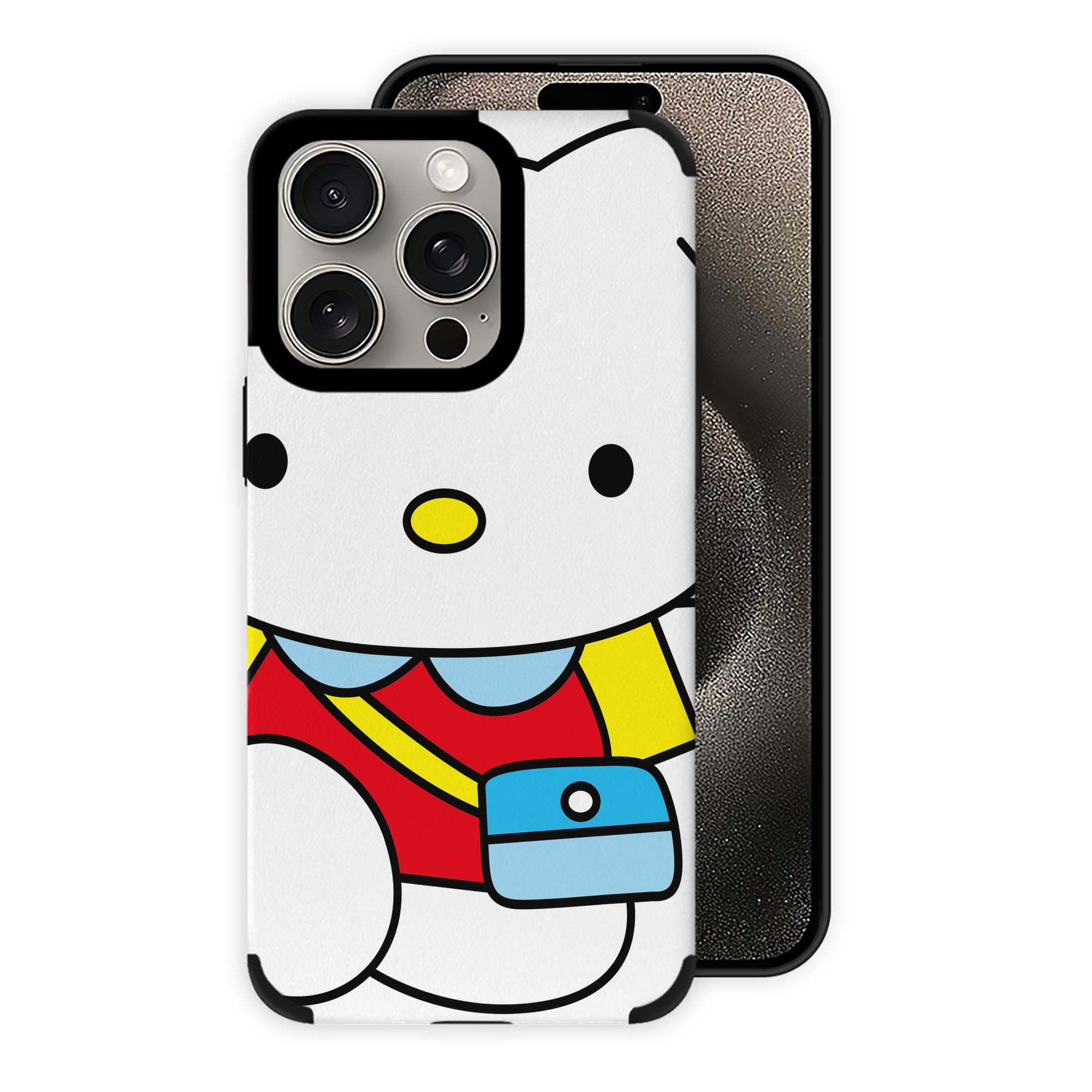 （画像用） Hello Kitty ハローキティ 【iPhone15ProMax対応】 PUレザー スマホケース 耐衝撃＆黄変防止