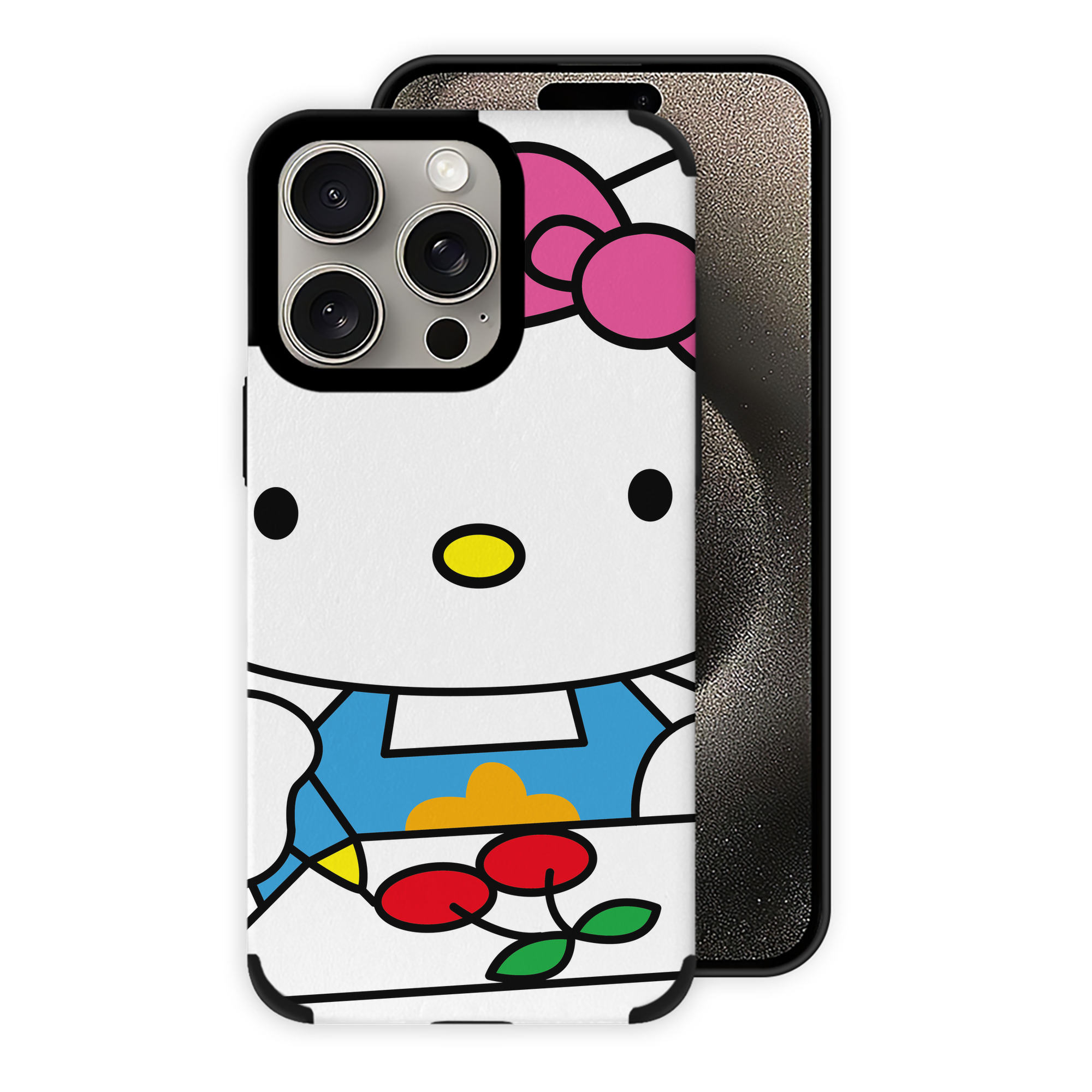 （画像用） Hello Kitty ハローキティ 【iPhone15ProMax対応】 PUレザー スマホケース 耐衝撃＆黄変防止