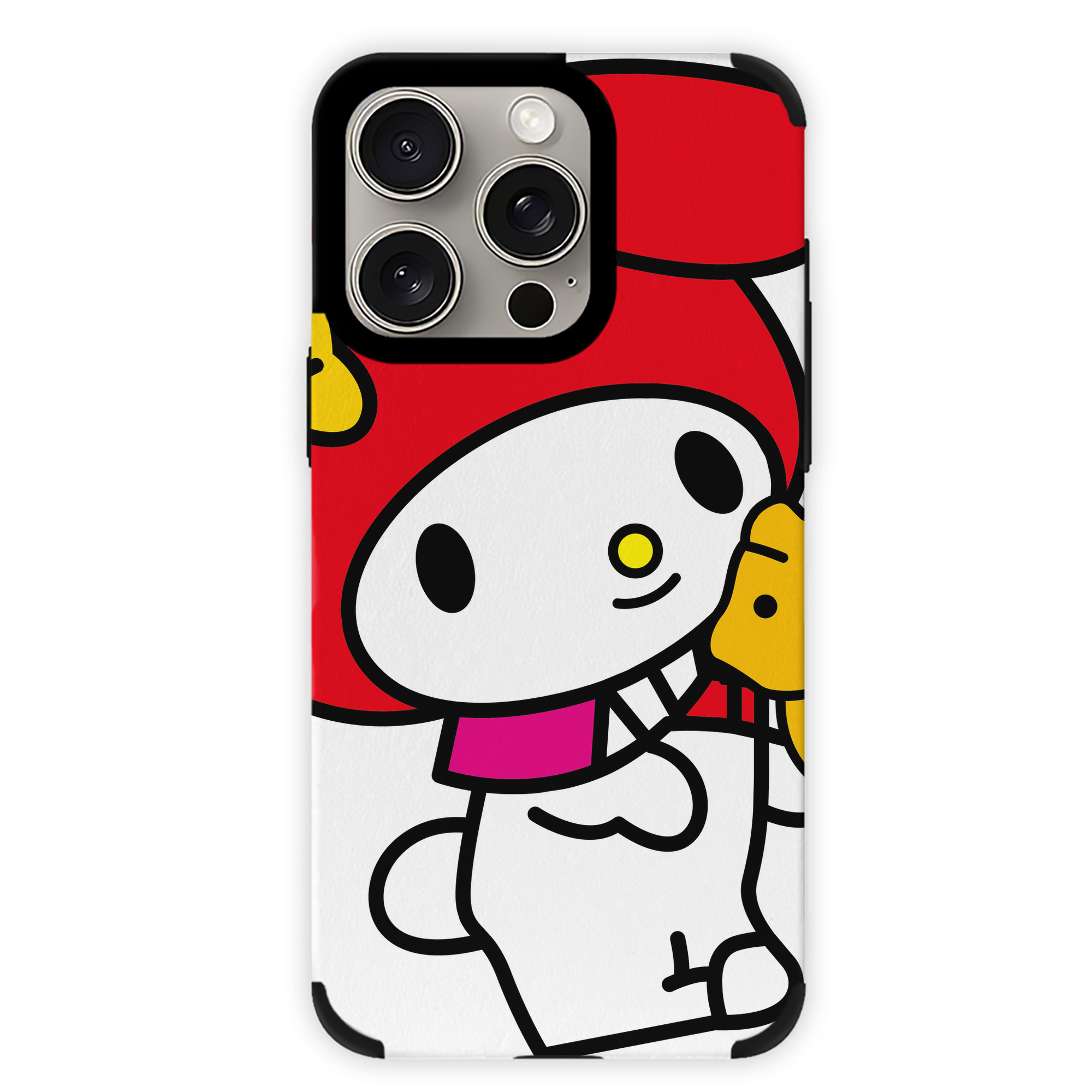 （画像用） Hello Kitty ハローキティ 【iPhone15ProMax対応】 PUレザー スマホケース 耐衝撃＆黄変防止