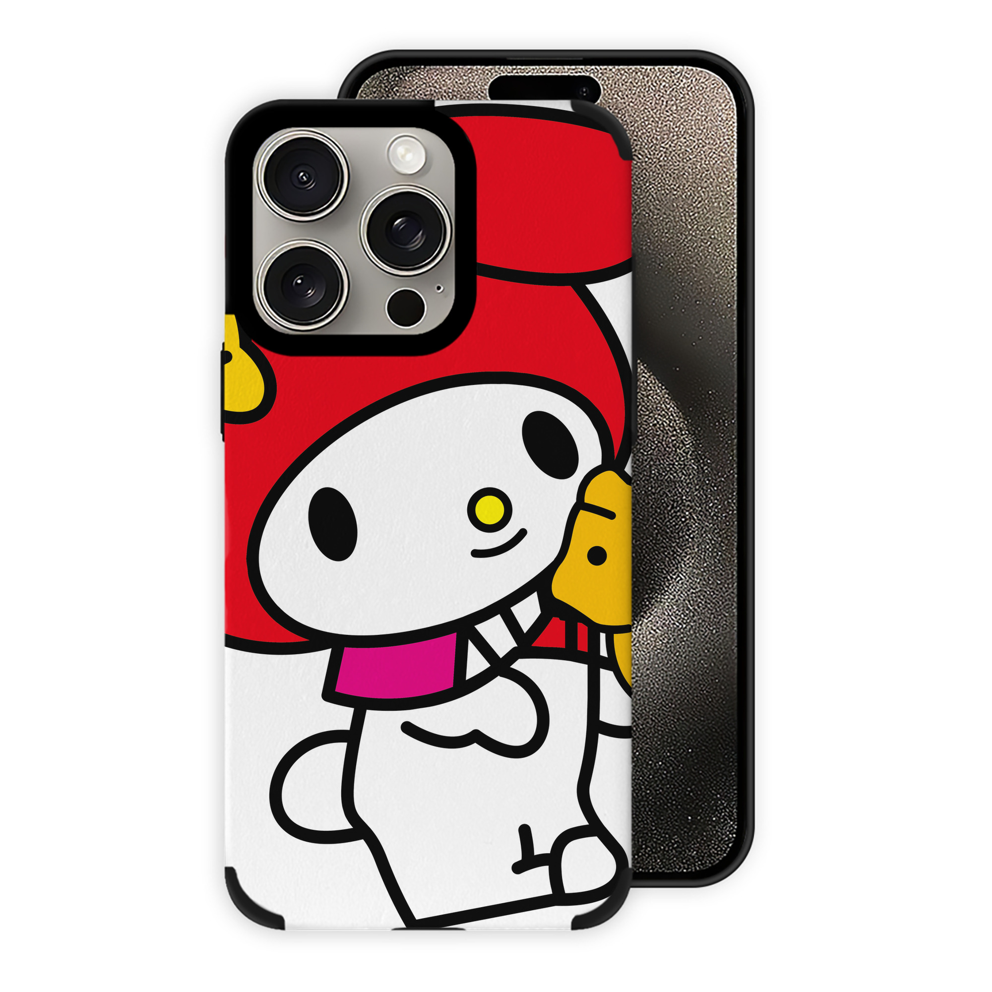 （画像用） Hello Kitty ハローキティ 【iPhone15ProMax対応】 PUレザー スマホケース 耐衝撃＆黄変防止