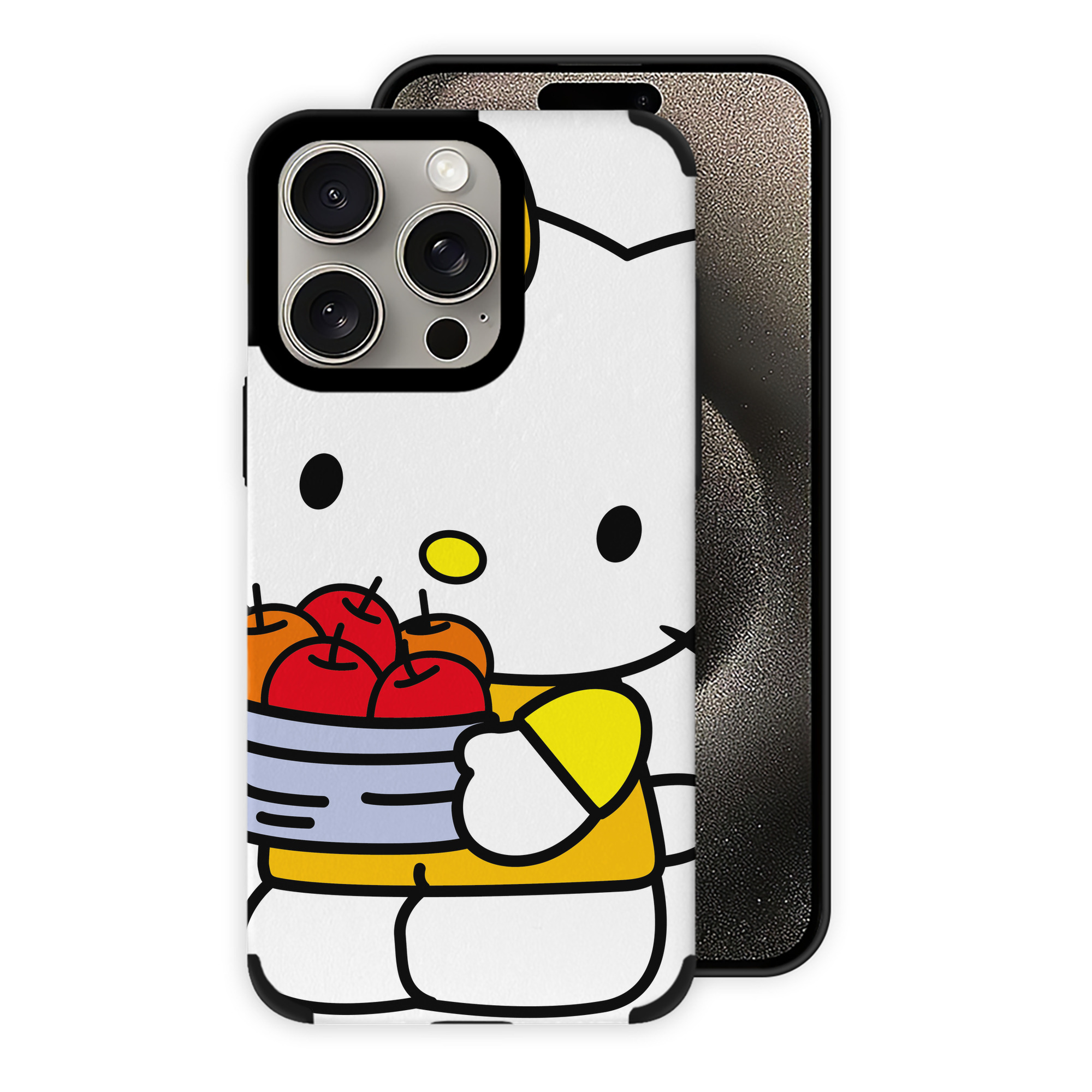 （画像用） Hello Kitty ハローキティ 【iPhone15ProMax対応】 PUレザー スマホケース 耐衝撃＆黄変防止