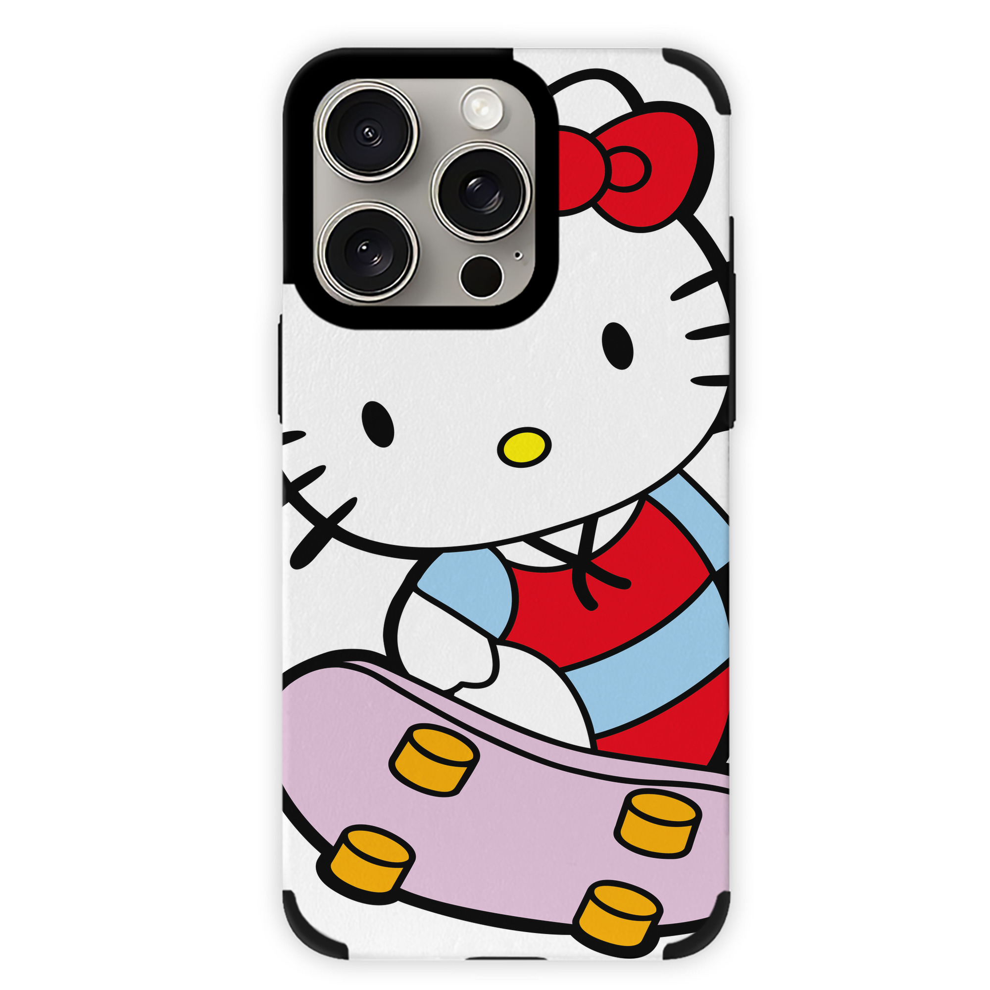 （画像用） Hello Kitty ハローキティ 【iPhone15ProMax対応】 PUレザー スマホケース 耐衝撃＆黄変防止