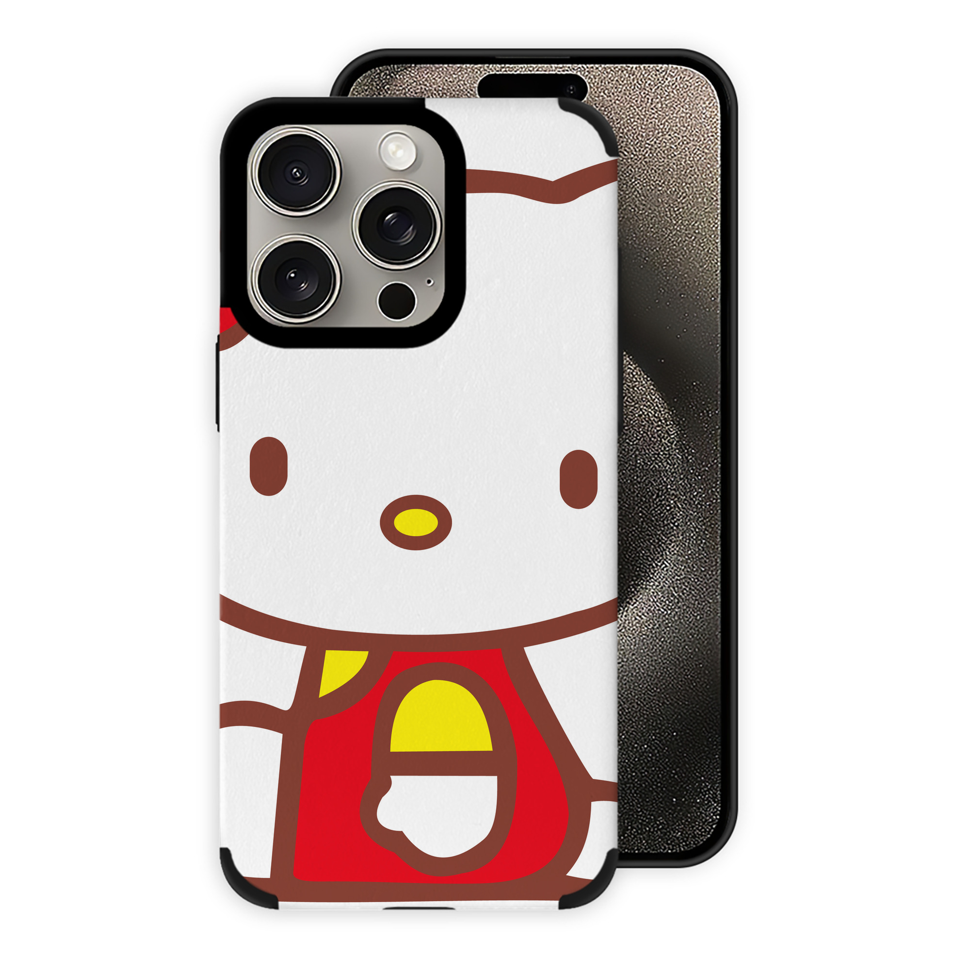 （画像用） Hello Kitty ハローキティ 【iPhone15ProMax対応】 PUレザー スマホケース 耐衝撃＆黄変防止