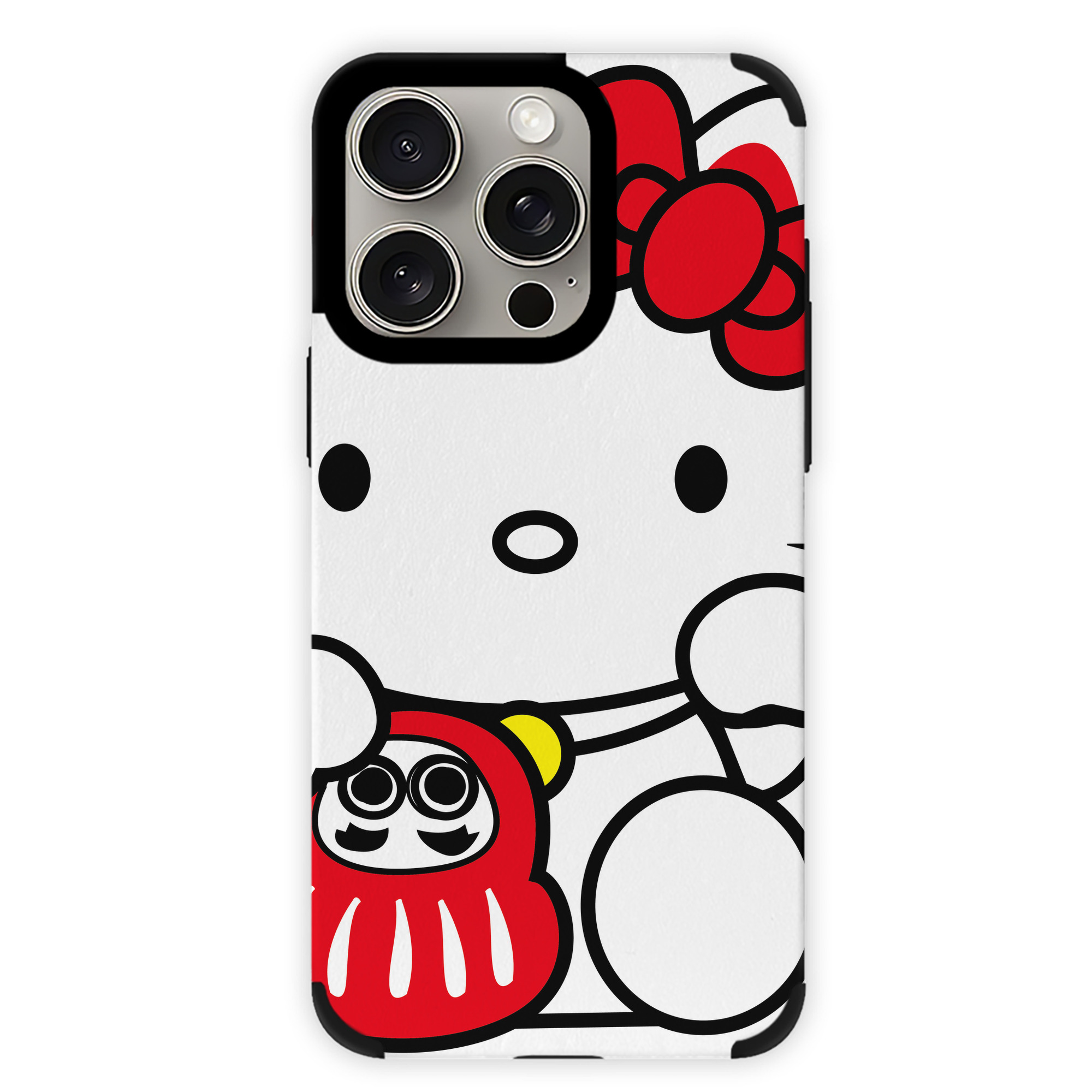 （画像用） Hello Kitty ハローキティ 【iPhone15ProMax対応】 PUレザー スマホケース 耐衝撃＆黄変防止