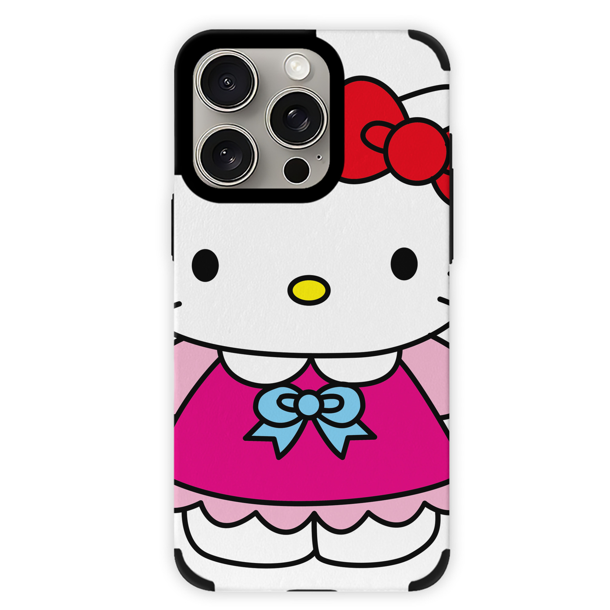 （画像用） Hello Kitty ハローキティ 【iPhone15ProMax対応】 PUレザー スマホケース 耐衝撃＆黄変防止