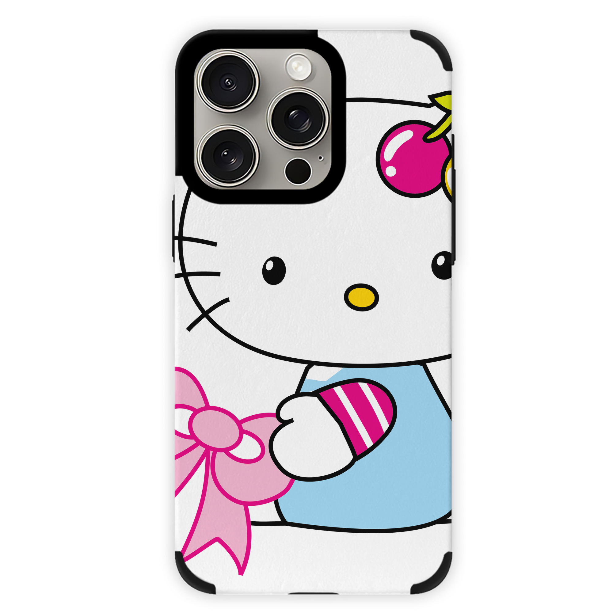 （画像用） Hello Kitty ハローキティ 【iPhone15ProMax対応】 PUレザー スマホケース 耐衝撃＆黄変防止