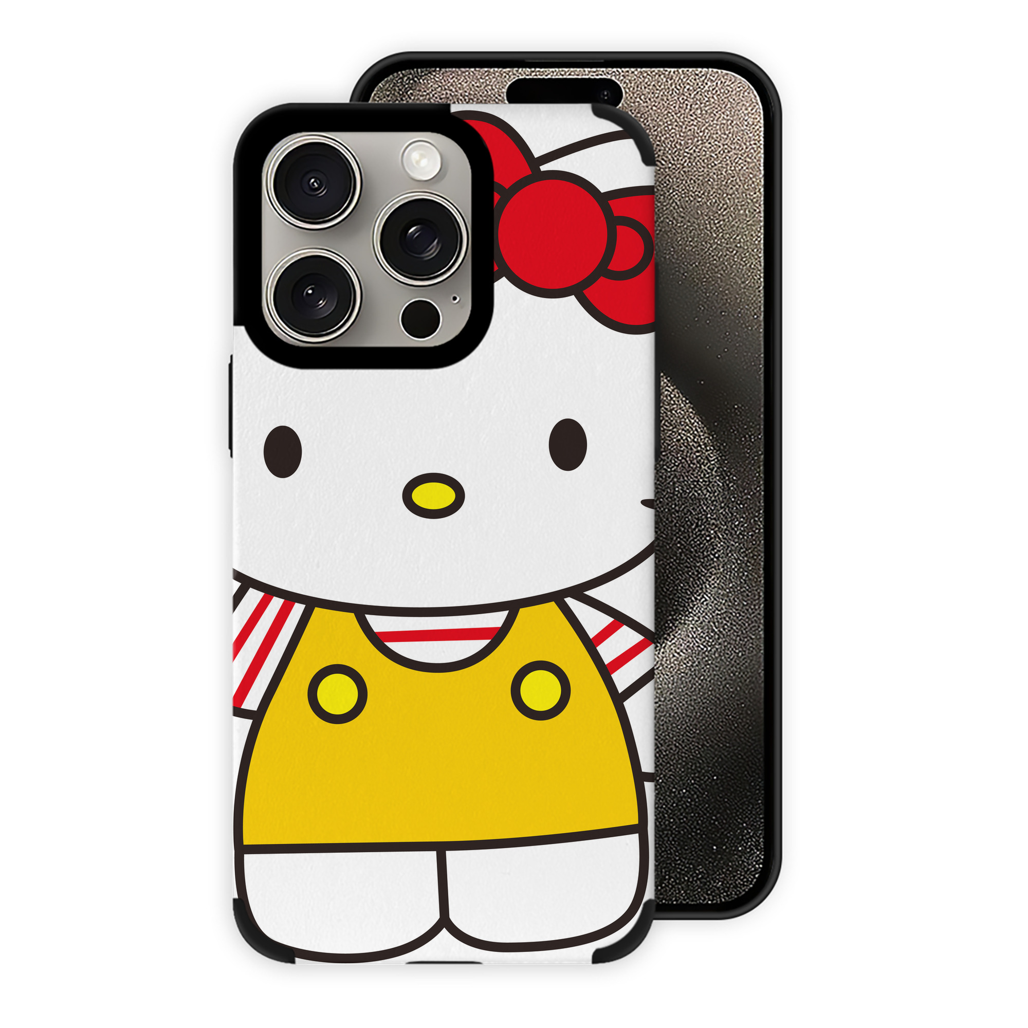（画像用） Hello Kitty ハローキティ 【iPhone15ProMax対応】 PUレザー スマホケース 耐衝撃＆黄変防止