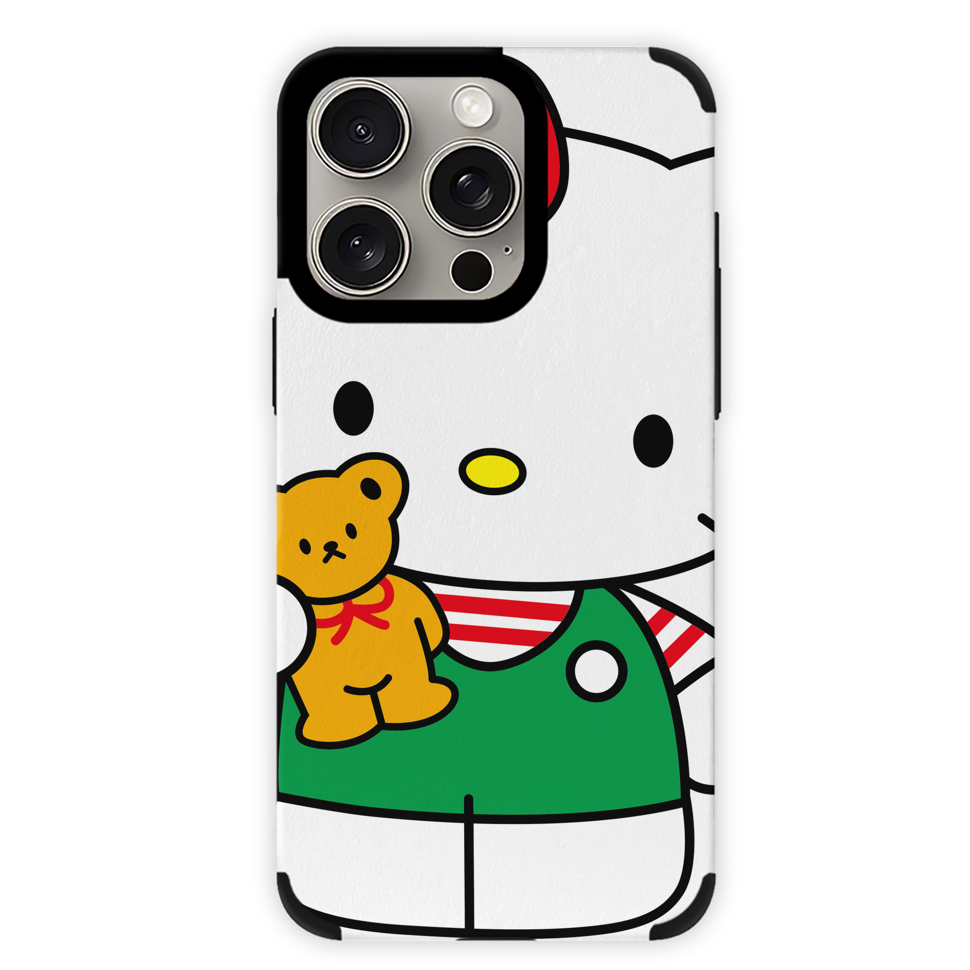 （画像用） Hello Kitty ハローキティ 【iPhone15ProMax対応】 PUレザー スマホケース 耐衝撃＆黄変防止